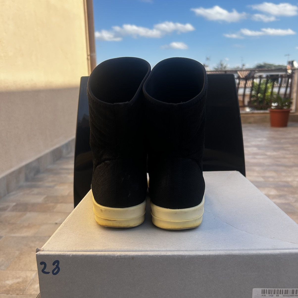 Rick Owens Rick Owens DRKSHDW Scuba Sock Black EU39 Size US 6 / EU 39 - 6 Thumbnail