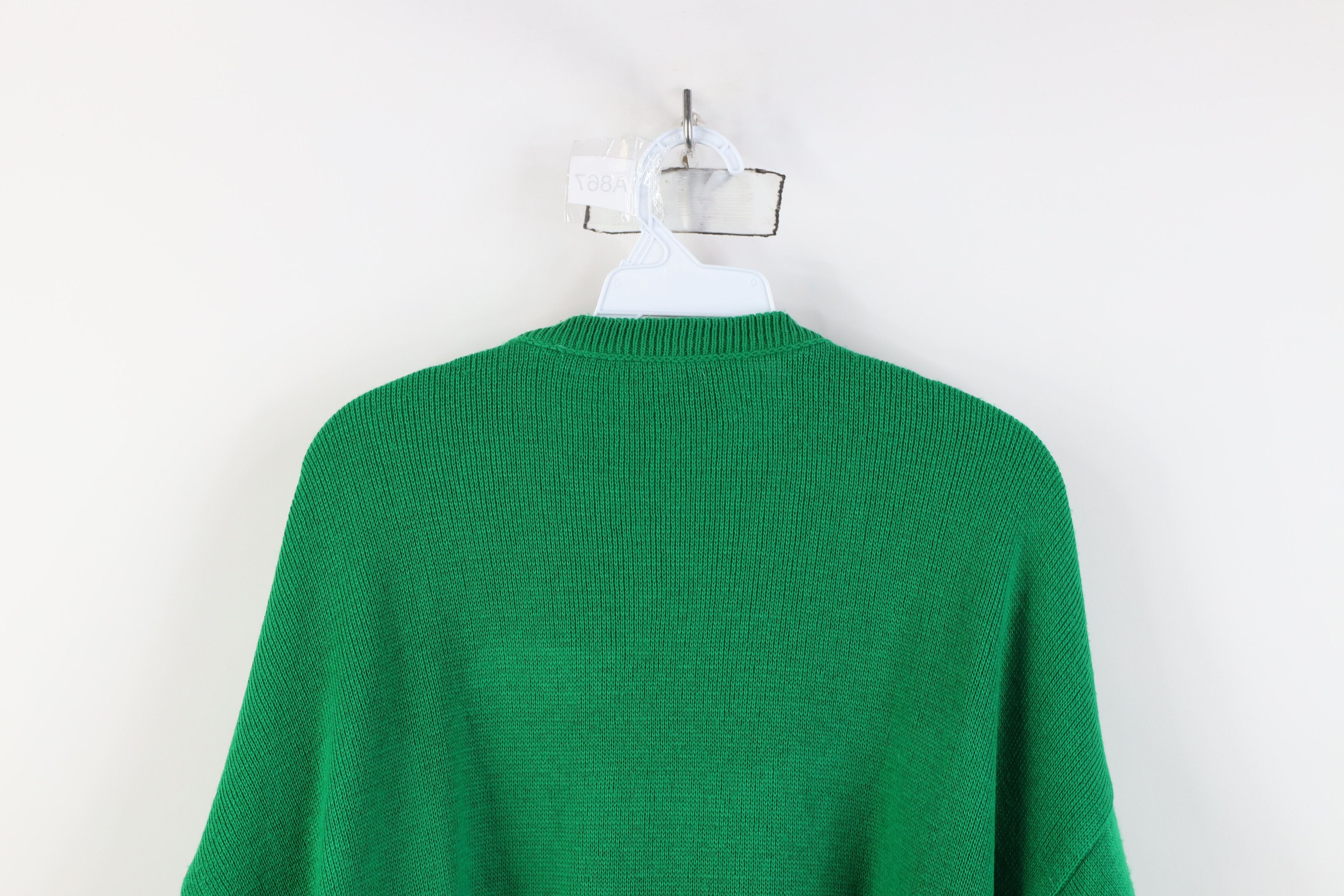 Vintage Vintage 90s Streetwear Claddagh Gaelic Knit Crewneck Sweater Size M / US 6-8 / IT 42-44 - 13 Thumbnail