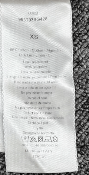 Dior Dior White Logo Slogan Short Sleeve K12 Size XS / US 0-2 / IT 36-38 - 7 Thumbnail