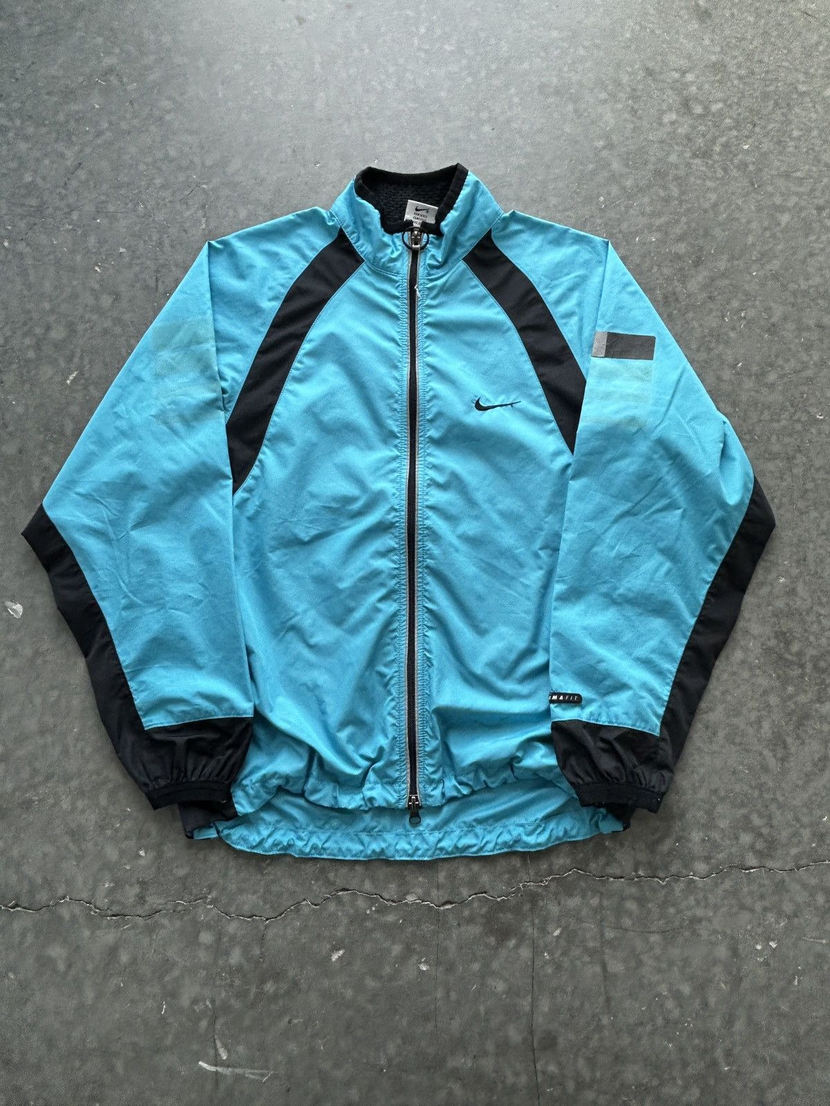Nike Vintage 90s Baby Blue Nike Windbreaker Jacket Size US M / EU 48-50 / 2 - 1 Thumbnail