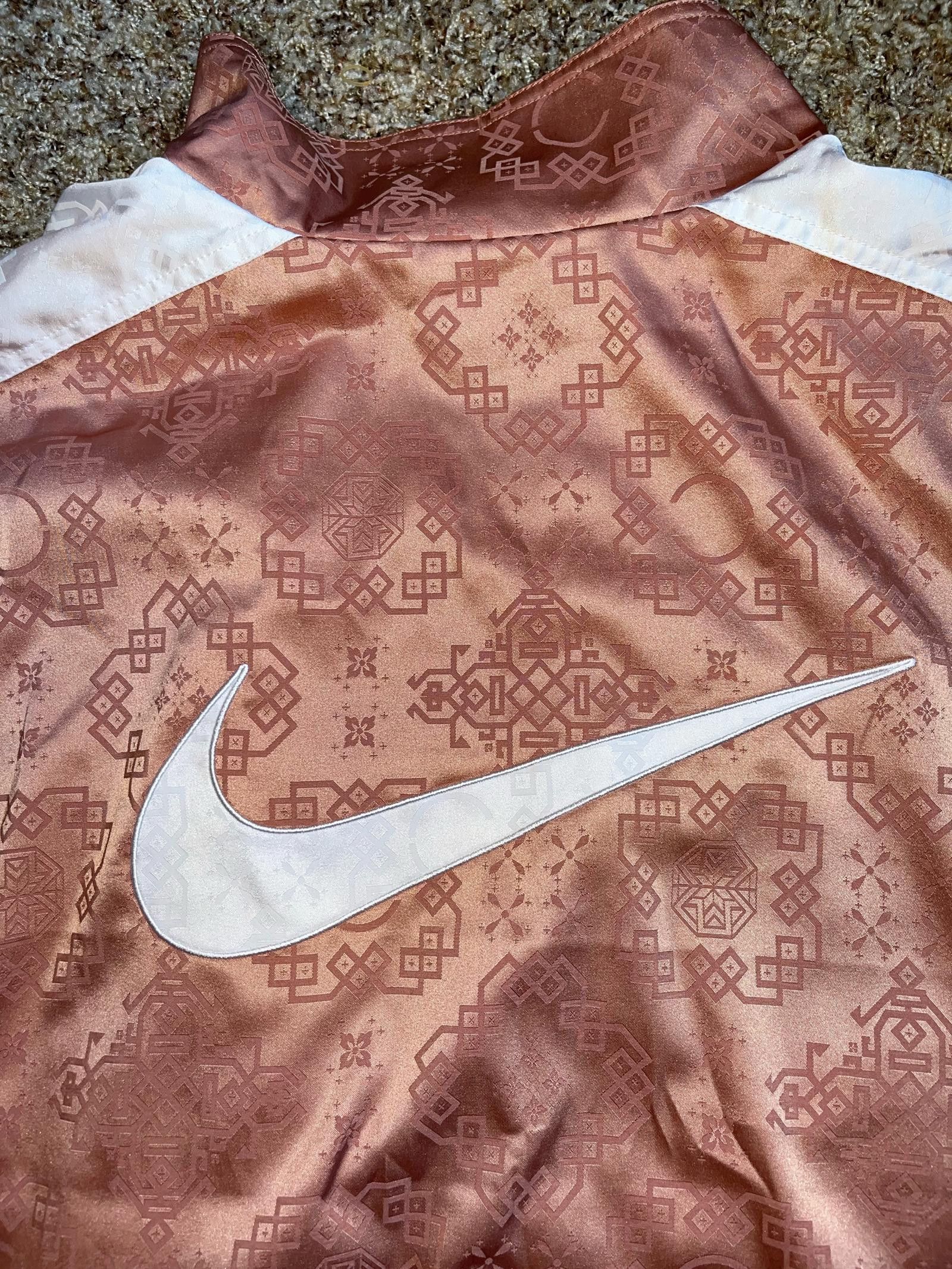 Nike Nike x Clot Rose Gold Silk Track Jacket Sample Size US L / EU 52-54 / 3 - 9 Thumbnail