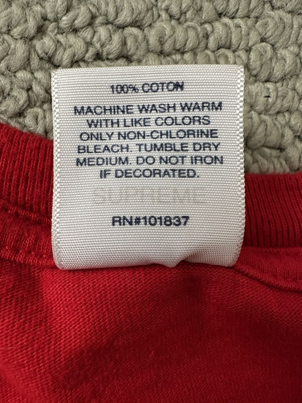 Supreme Supreme Wind Tee Red Size US XL / EU 56 / 4 - 4 Thumbnail