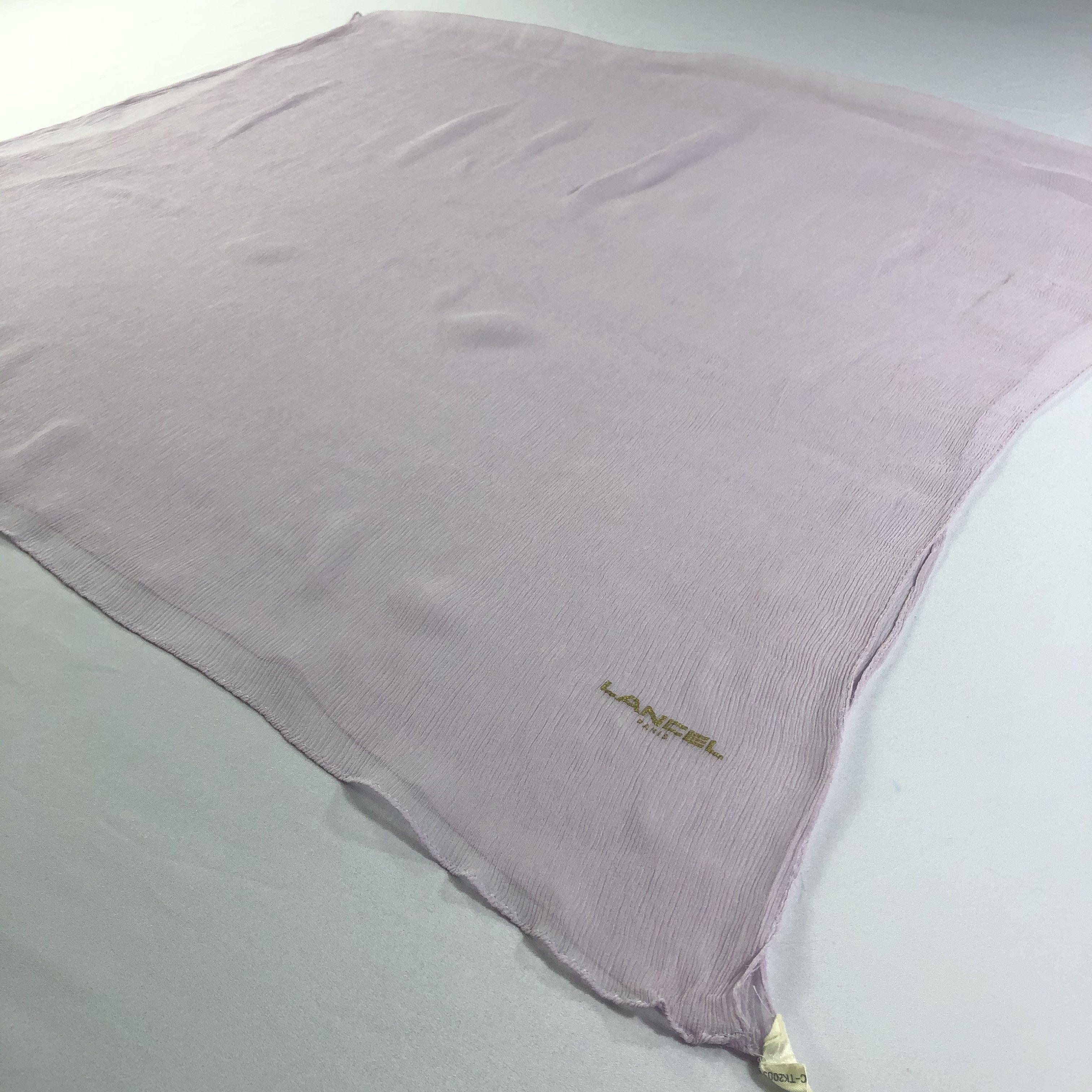 Lancel × Vintage Vintage Lancel Silk Scarf Size ONE SIZE - 4 Thumbnail