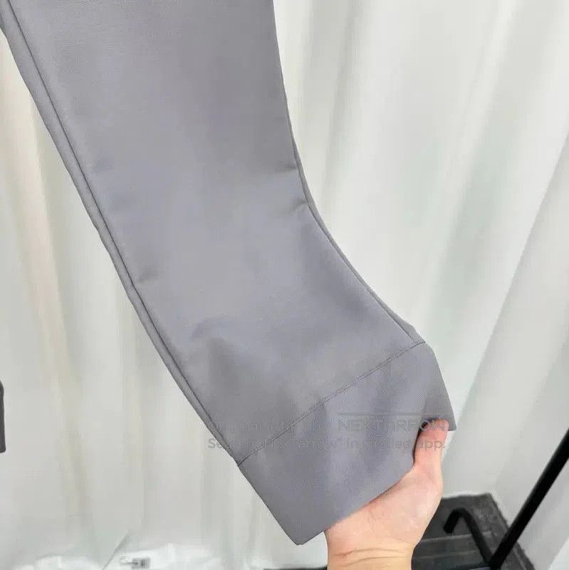 Thom Browne Thom Browne Gray Wool Blend Casual Pants . Size US 27 - 5 Thumbnail