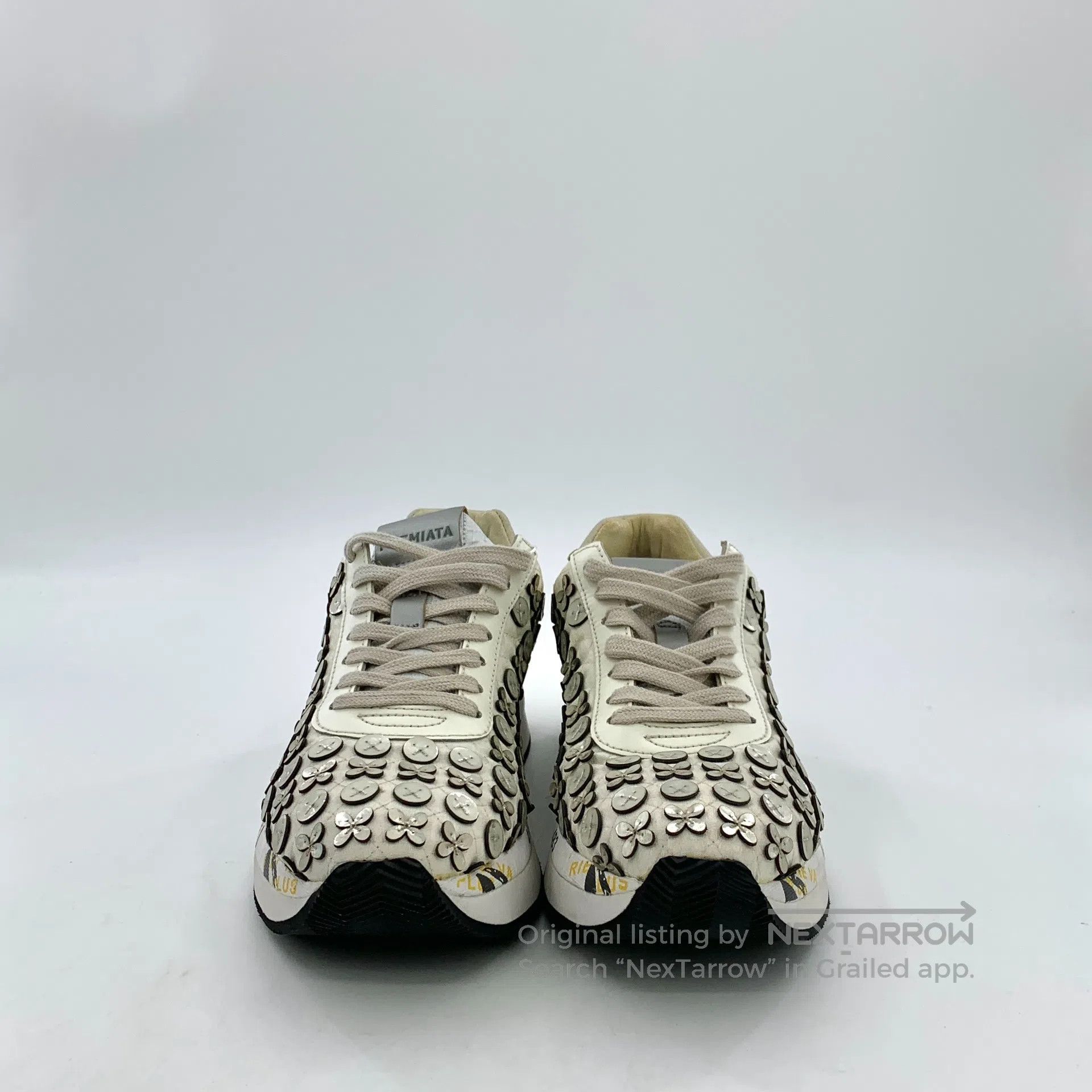Premiata Premiata Contrast Color Studs Decorated Letter Printed Lac Size US 6.5 / IT 36.5 - 3 Thumbnail
