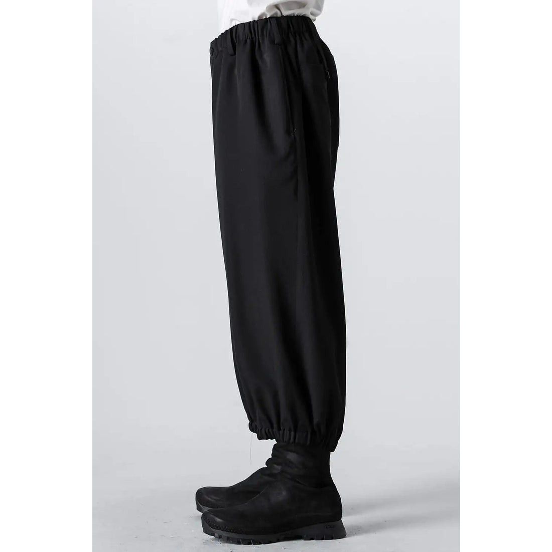 Yohji Yamamoto Yohji Yamamoto Pour Homme - Gathered 9 Part Length Pants Size US 30 / EU 46 - 6 Thumbnail