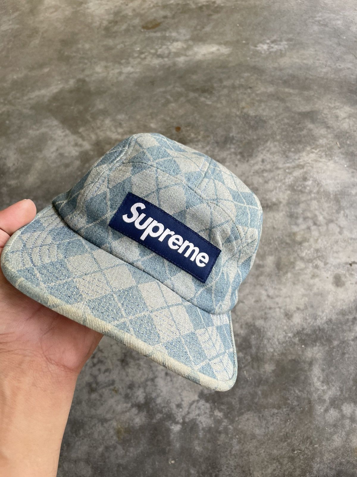 Supreme Supreme Argyle Camp Cap SS2014 Size ONE SIZE - 7 Thumbnail