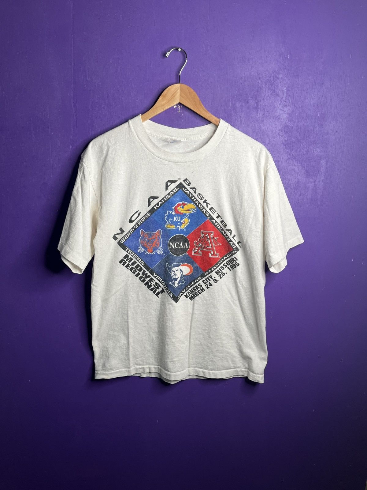 Logo 7 × Vintage Vintage 1995 logo 7 Midwest regional basketball t-shirt Size US M / EU 48-50 / 2 - 1 Thumbnail