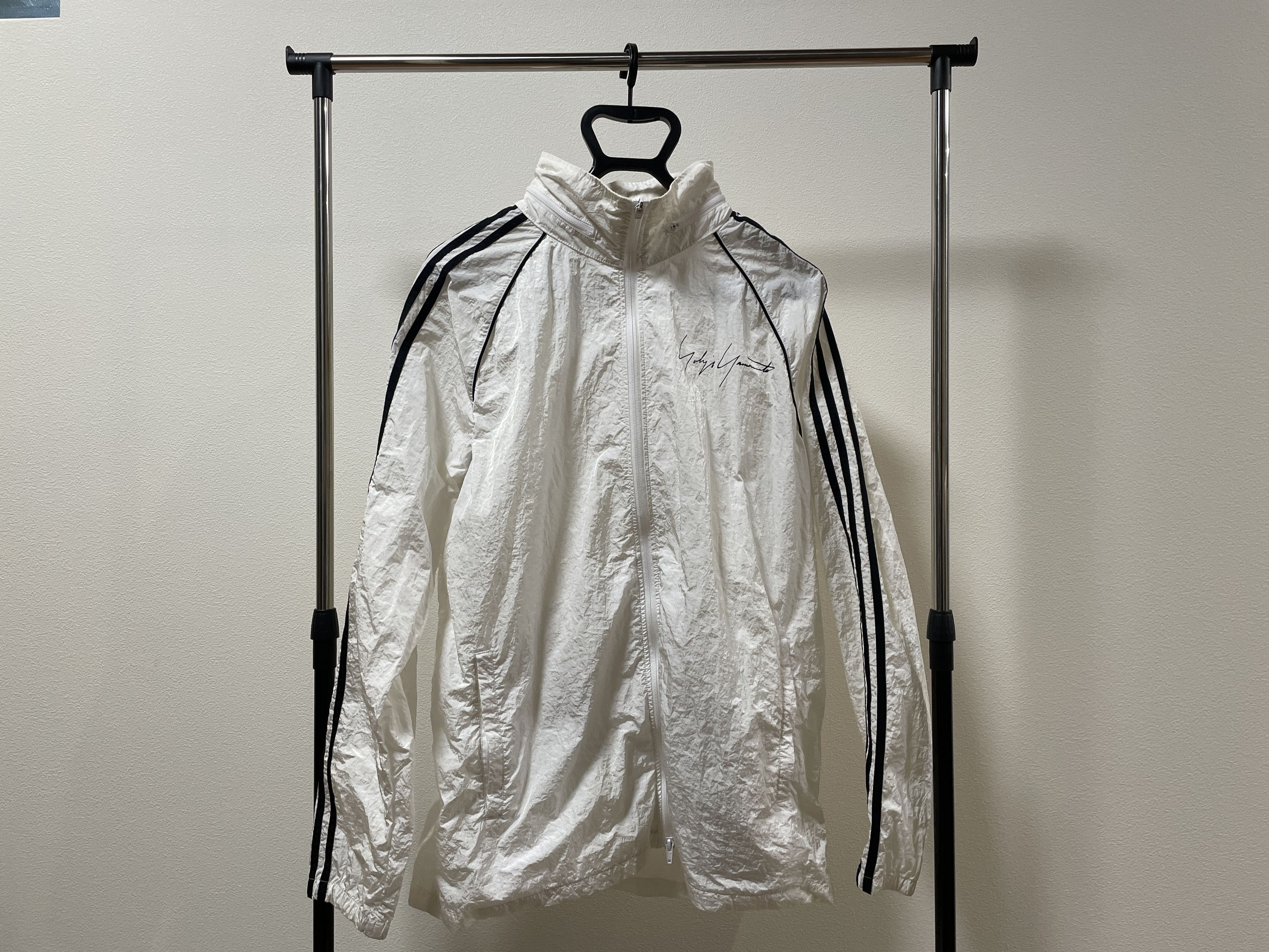 Yohji Yamamoto Yohji Yamamoto x Adidas 20AW "YY" Signature Logo Windbreaker Size US XL / EU 56 / 4 - 2 Thumbnail