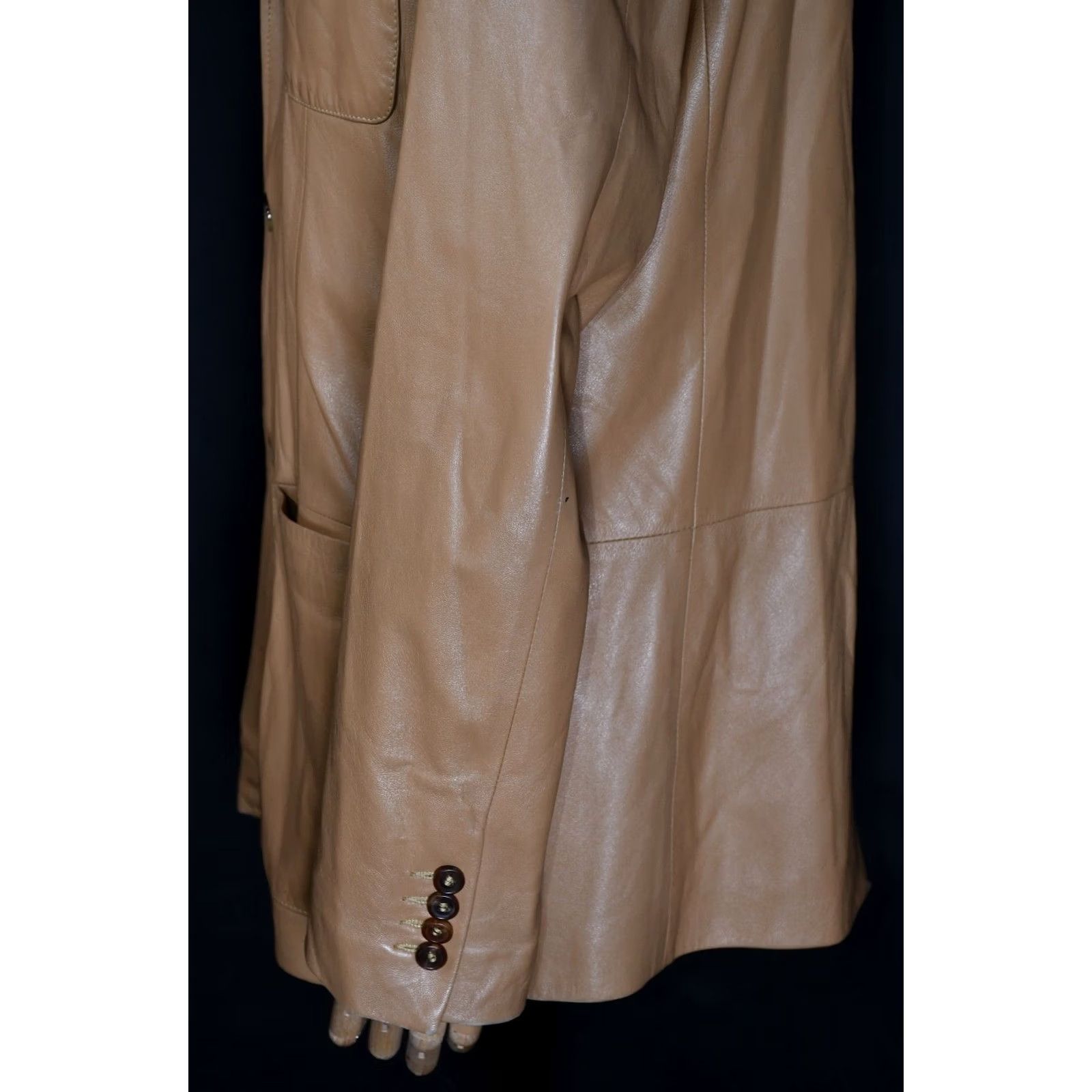 Bally BALLY Jacket Men Leather Brown 44 Size 44 Vintage? Size US S / EU 44-46 / 1 - 6 Thumbnail