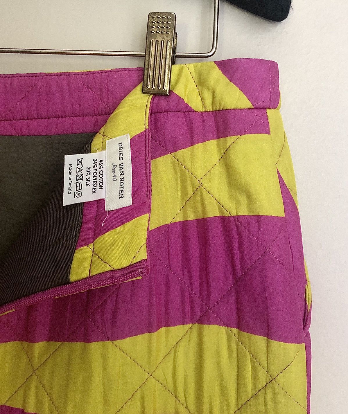 Dries Van Noten Dries Van Noten Runway AW14 Quilted Psychedelic Skirt Size 27" / US 4 / IT 40 - 19 Thumbnail