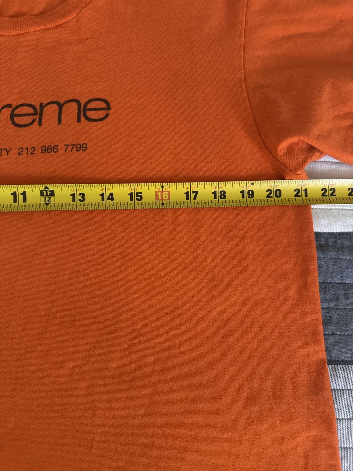 Supreme supreme shop tee orange ss20 Size US M / EU 48-50 / 2 - 6 Thumbnail