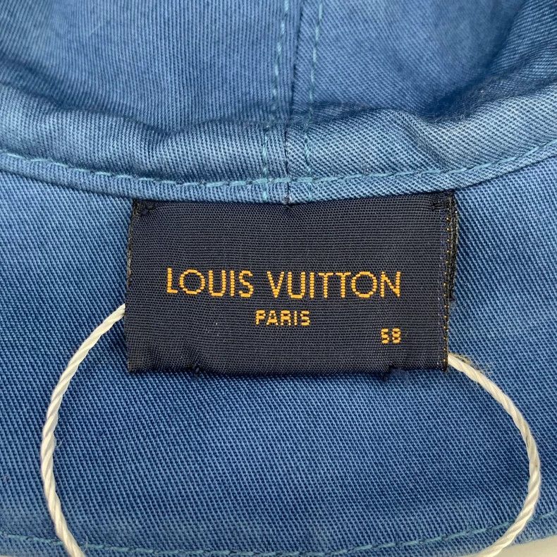 Louis Vuitton Louis Vuitton Cotton fisherman's hat with blue logo jacqua Size ONE SIZE - 8 Thumbnail