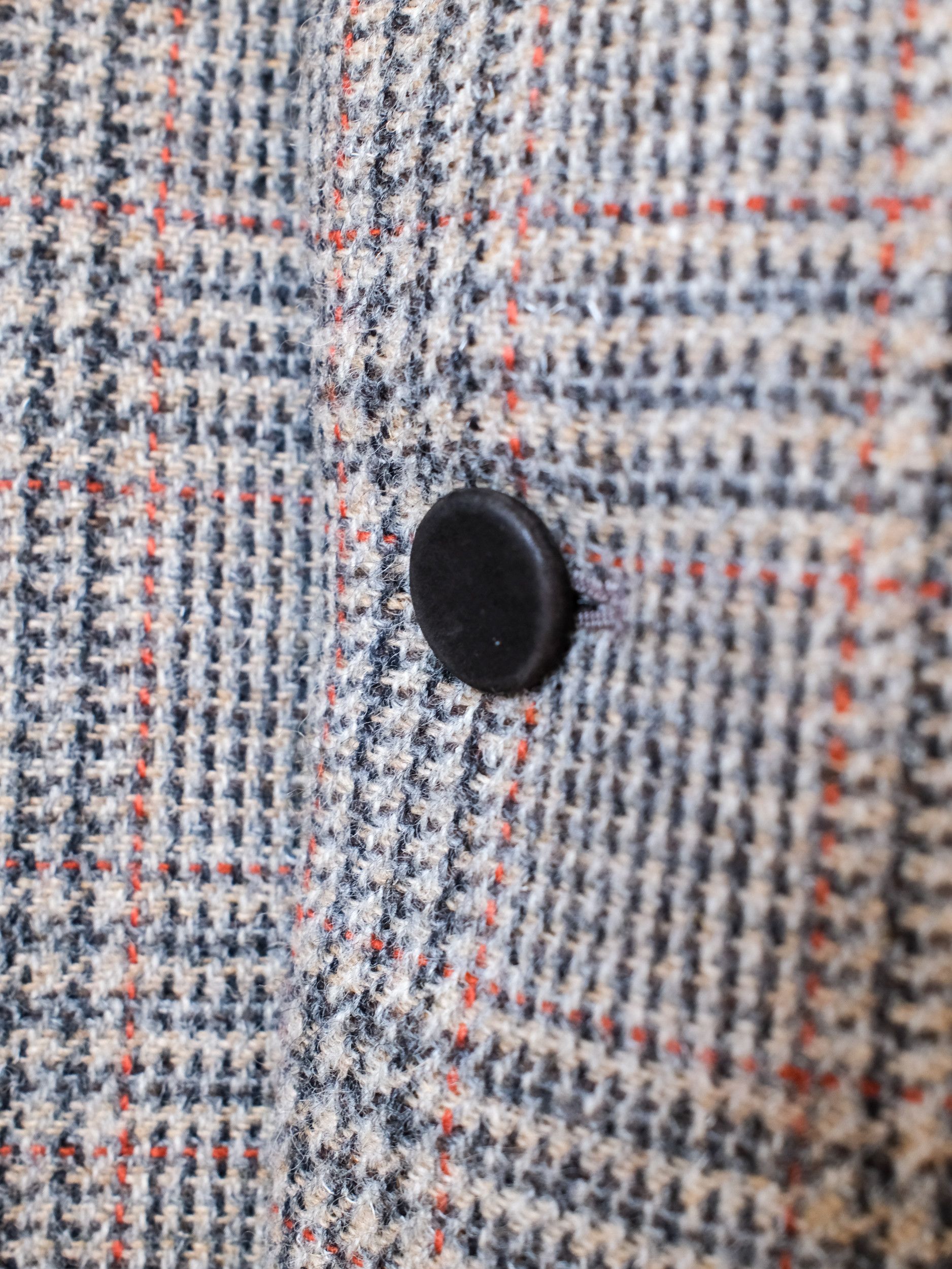 Comme des Garcons Homme 1989 Comme Des Garcons Wool / Leather Blazer Size 40R - 2 Thumbnail
