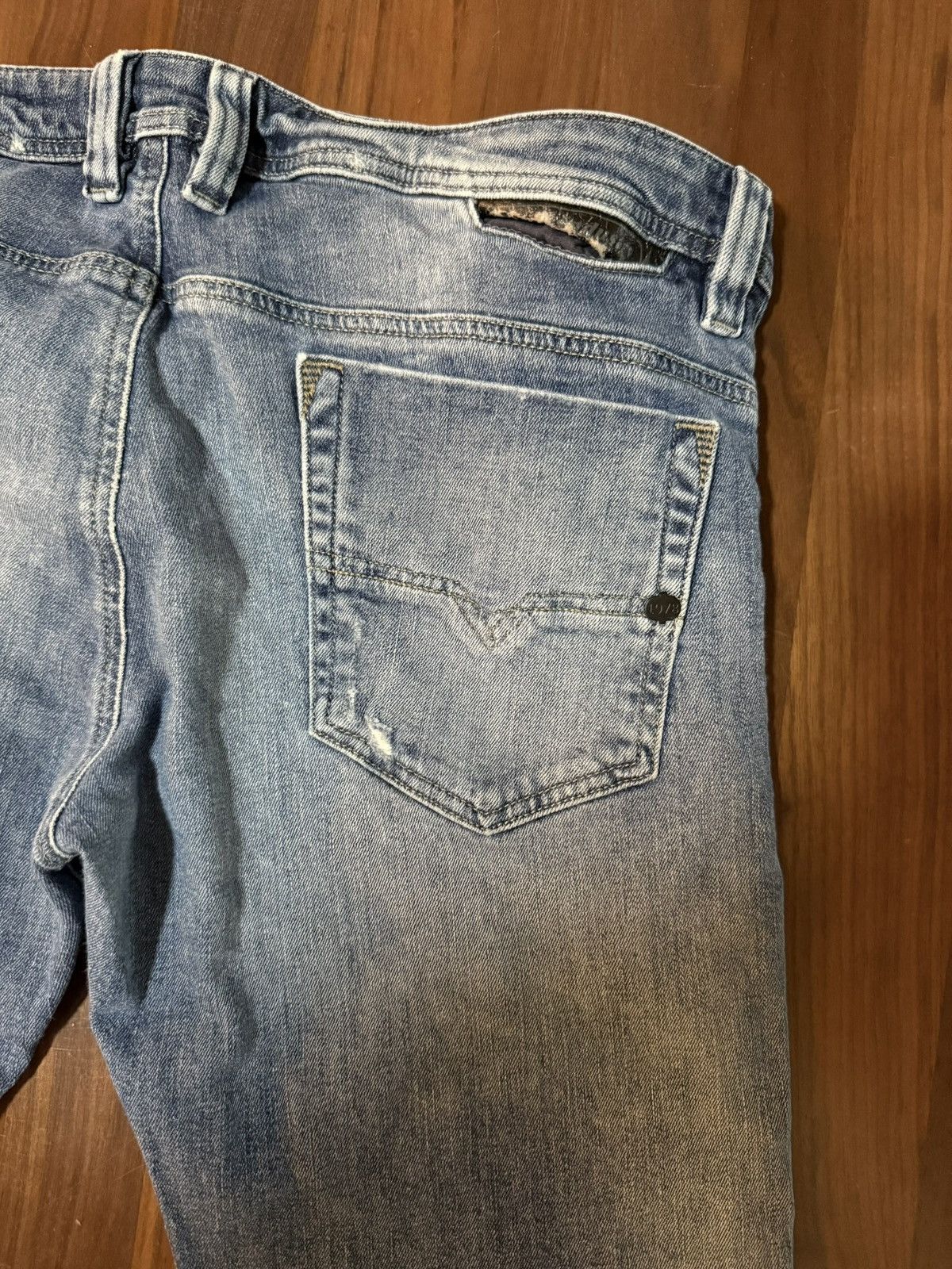 Diesel Diesel Safado Distressed Denim Blue Jeans Size 34 x 32 Size US 34 / EU 50 - 10 Thumbnail