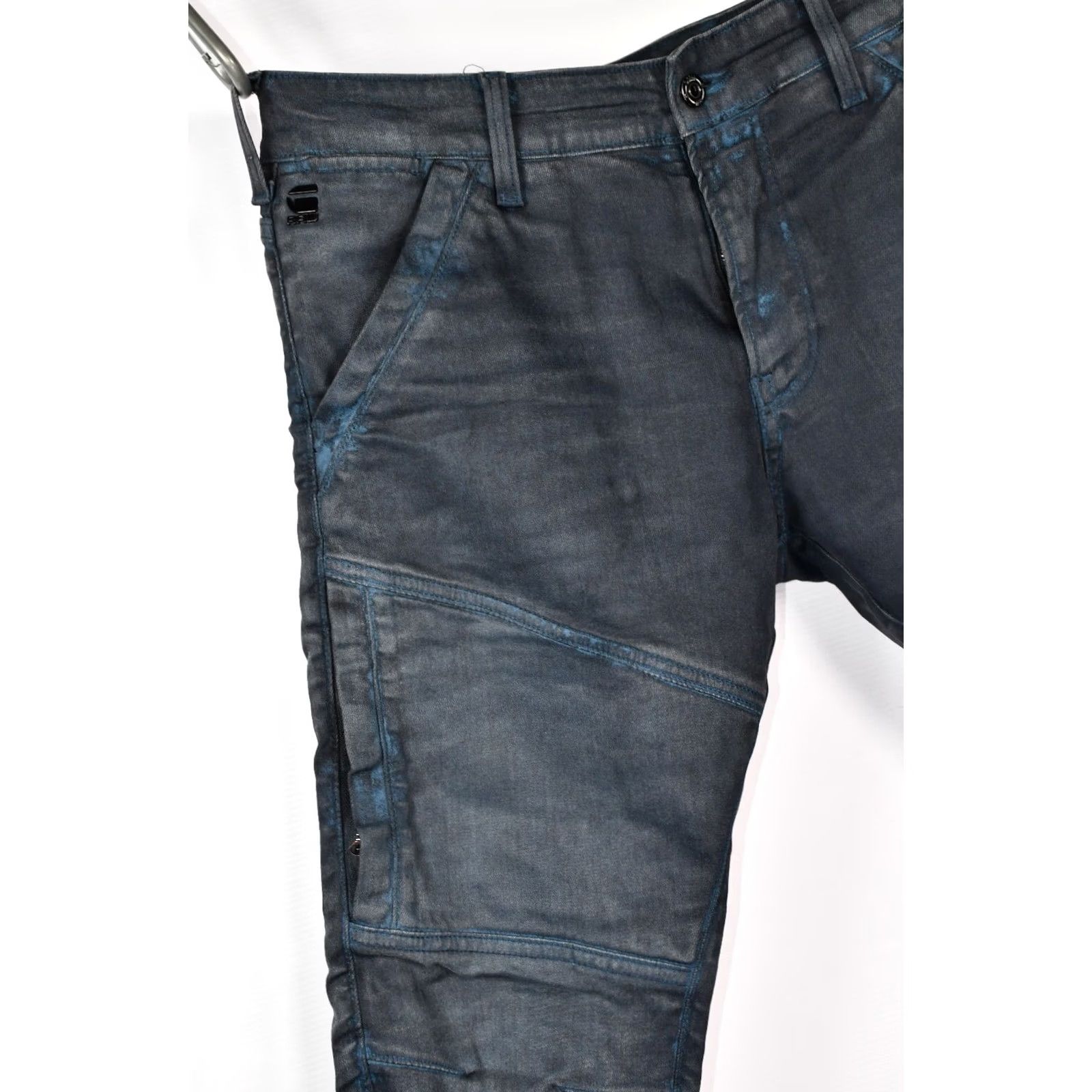 G-Star G-Star RAW Rackam Skinny Coj Jeans Men W32 L30 Gray Solid Denim Closure Zip 32 Inseam 30.31 inch 98 cm 30.31 inch Mens Skinny / Regular Vintage No Size US 32 / EU 48 - 7 Thumbnail