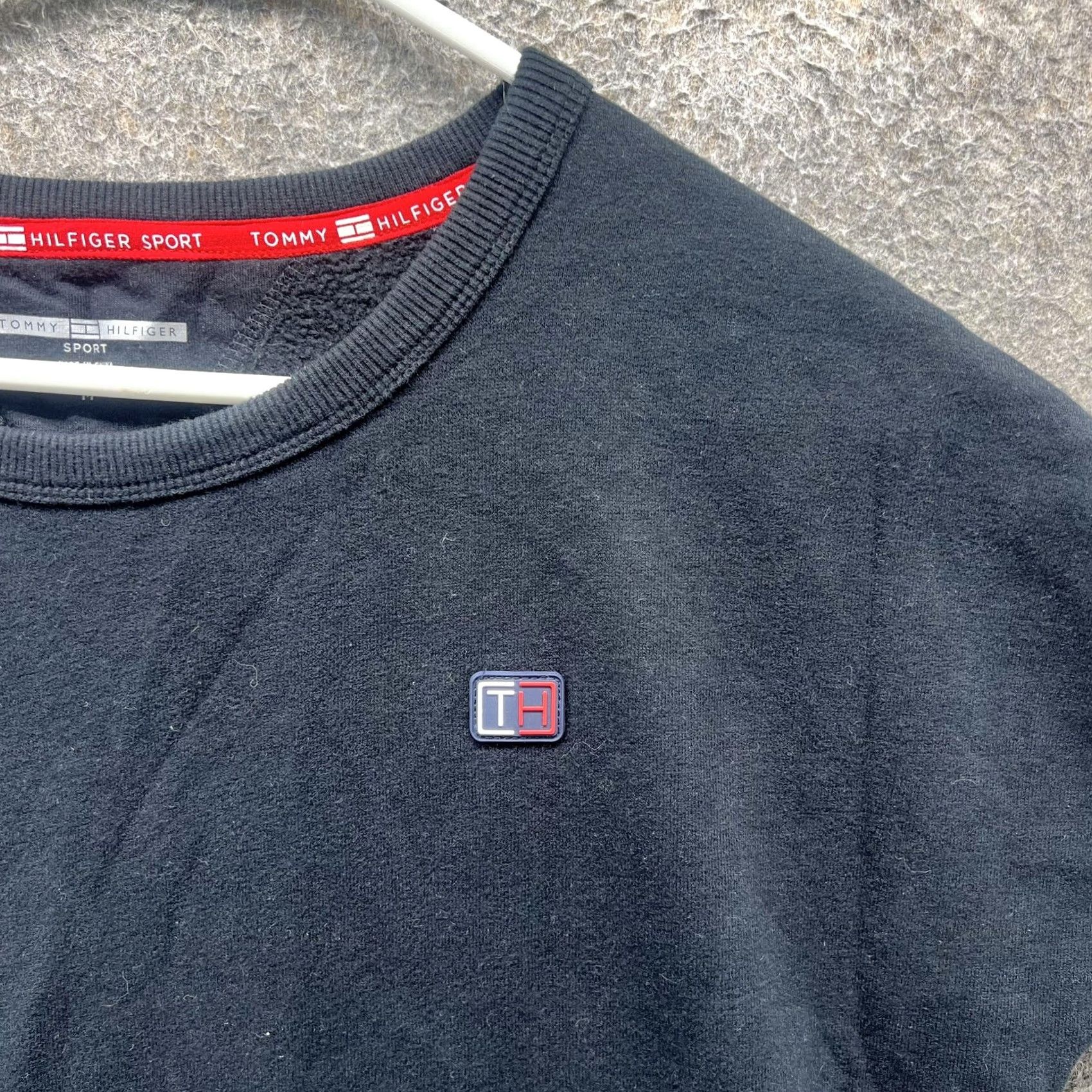 Tommy Hilfiger Tommy Hilfiger Sport Shirt Dress Women Medium Black Crewneck Logo Stripe Hem Tee Size M / US 6-8 / IT 42-44 - 3 Thumbnail