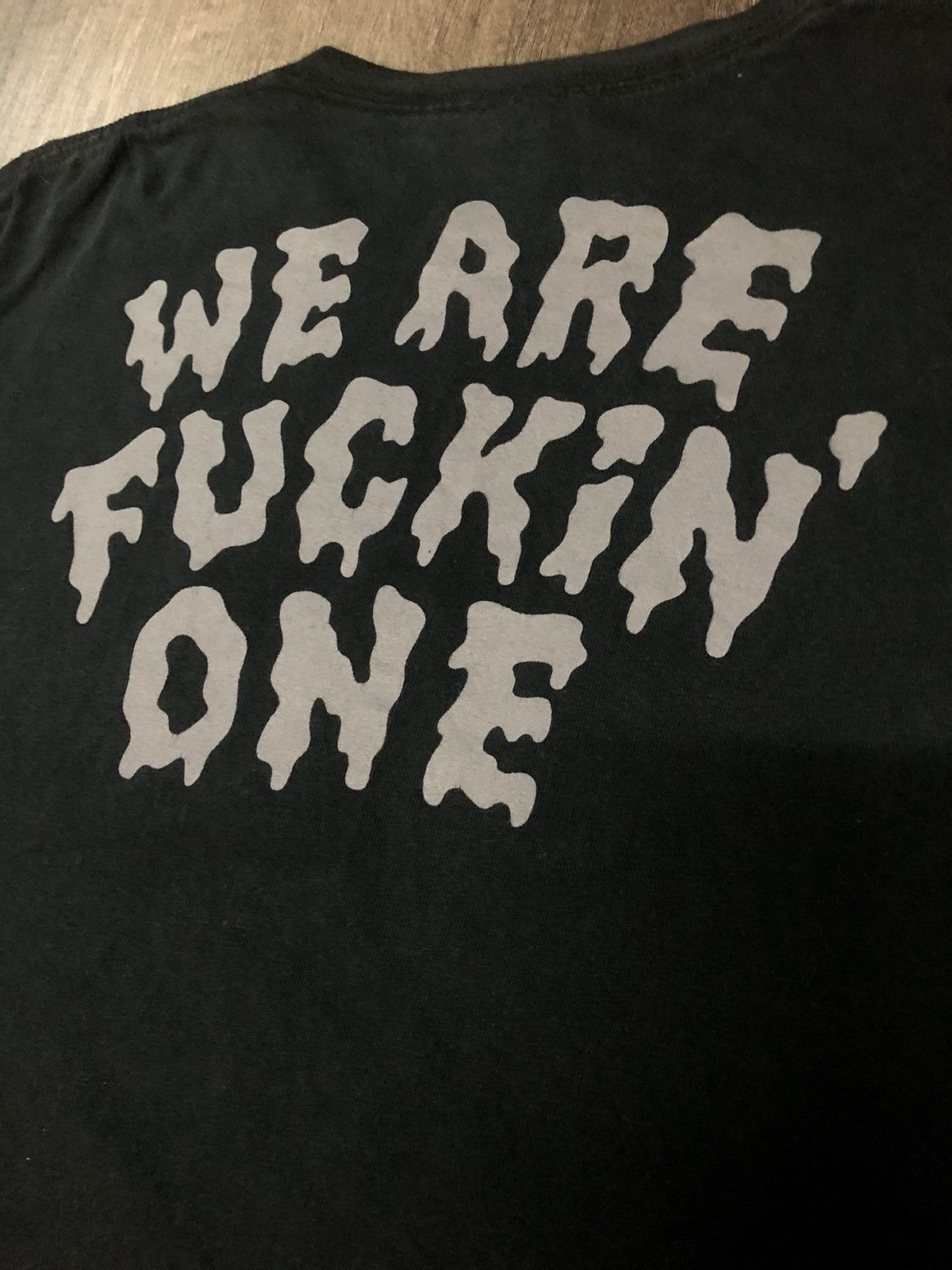 Band Tees × Vintage PIZZA OF DEATH RECORDS WE ARE FUCKIN ONE TEE SHIRT Size US M / EU 48-50 / 2 - 7 Thumbnail