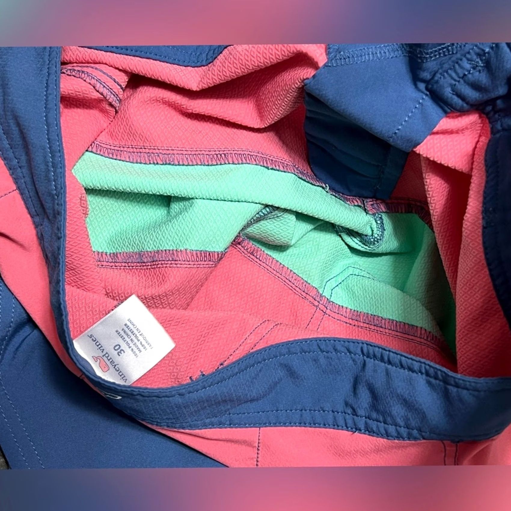 Vineyard Vines Vineyard Vines Pieced Stretch Board Shorts Mens 30 Swim Trunks 9 Inseam Pink Bottom Regular 30 Womens? Size US 30 / EU 46 - 5 Thumbnail