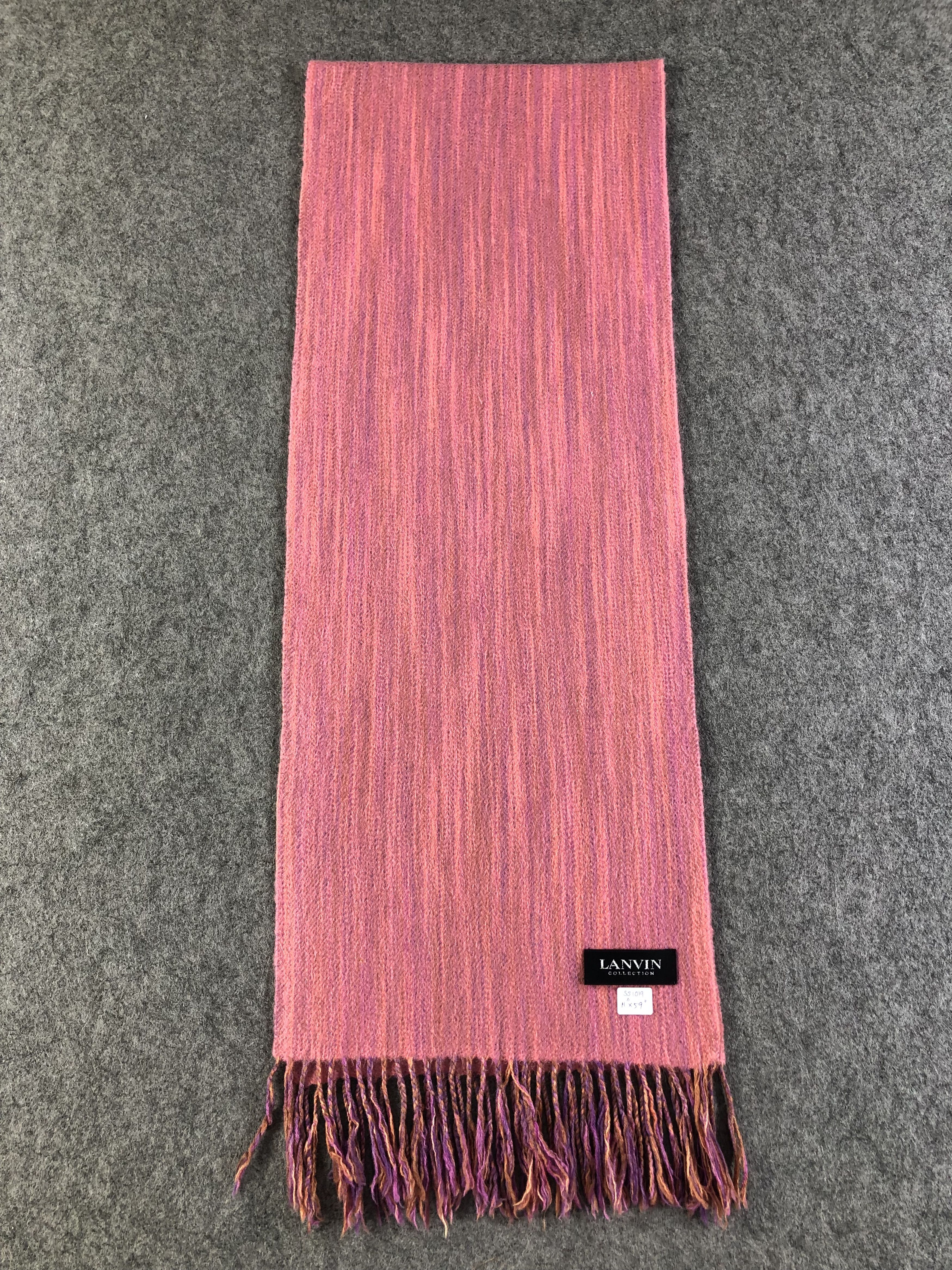 Lanvin Lanvin Cashmere Scarf / Muffler / Neckwear Size ONE SIZE - 2 Thumbnail