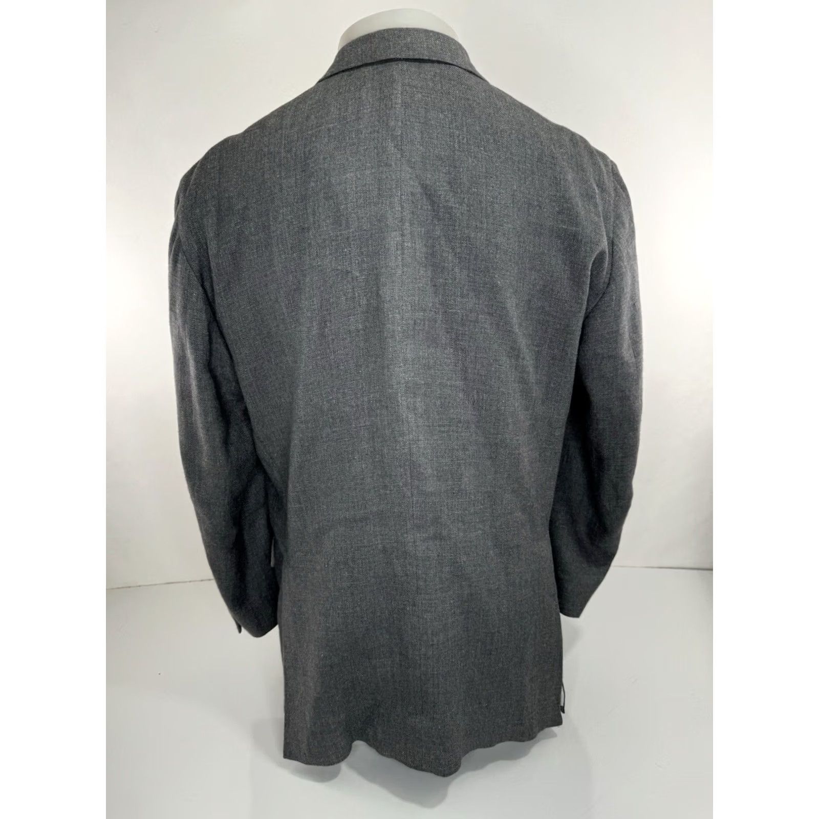 Boglioli Boglioli / Bergdorf Goodman - Cashmere / Linen Blazer Jacket Mens 42 Gray Size 42R - 4 Thumbnail