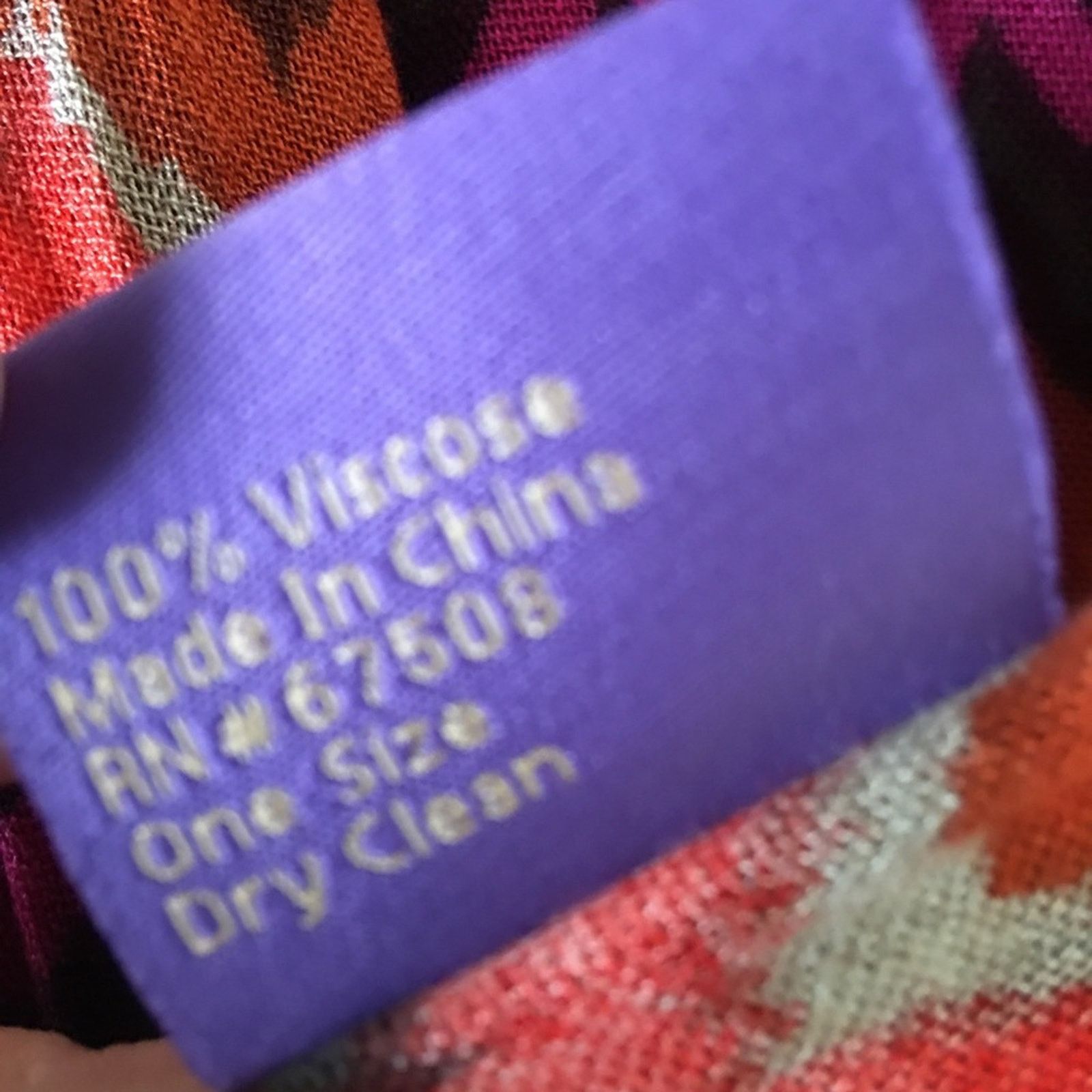 Other Curations by Stefanie Greenfield colorful scarf Size ONE SIZE - 8 Thumbnail