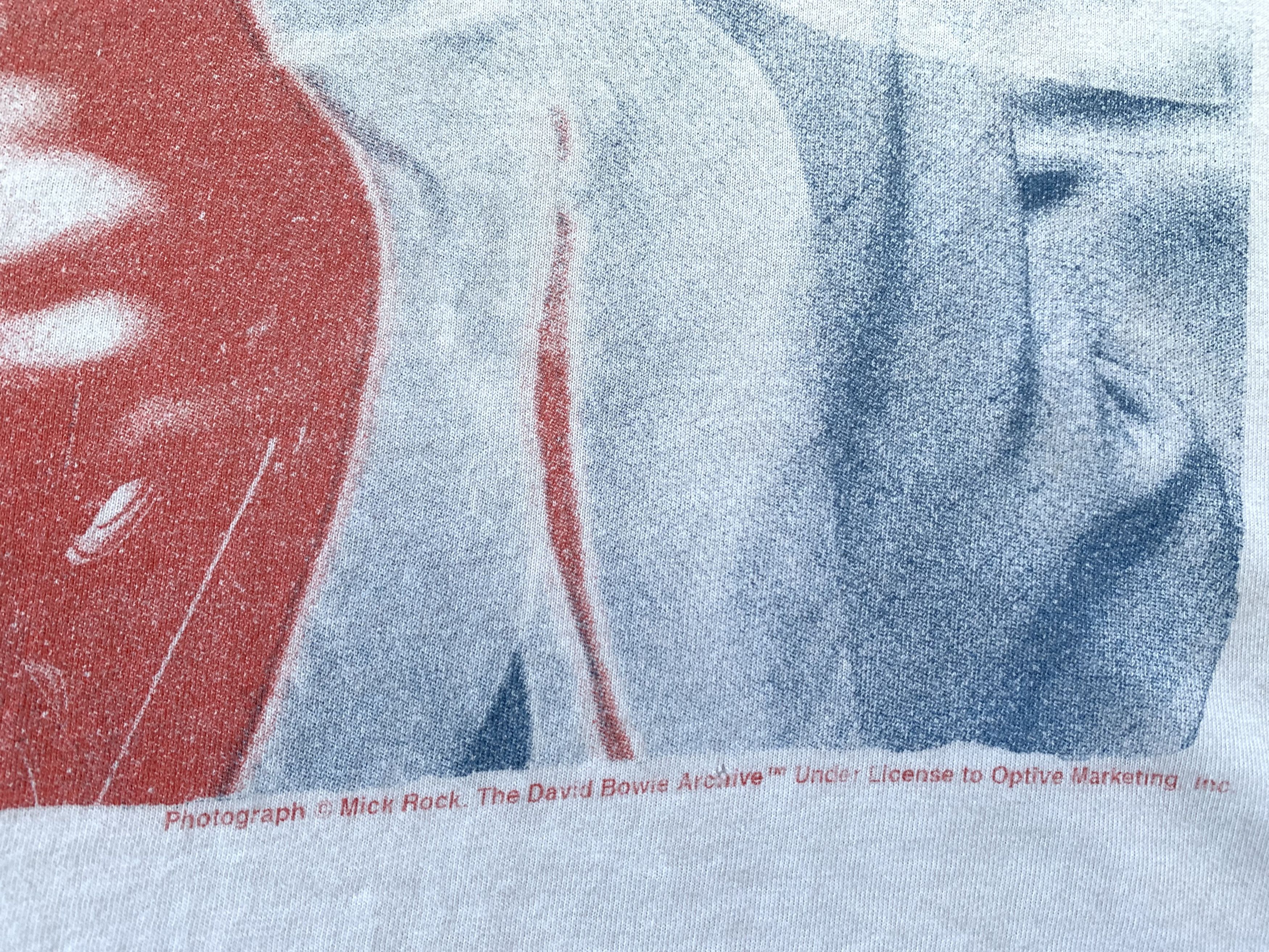 Band Tees × Vintage David Bowie Printed White T-Shirt Size US XL / EU 56 / 4 - 6 Thumbnail