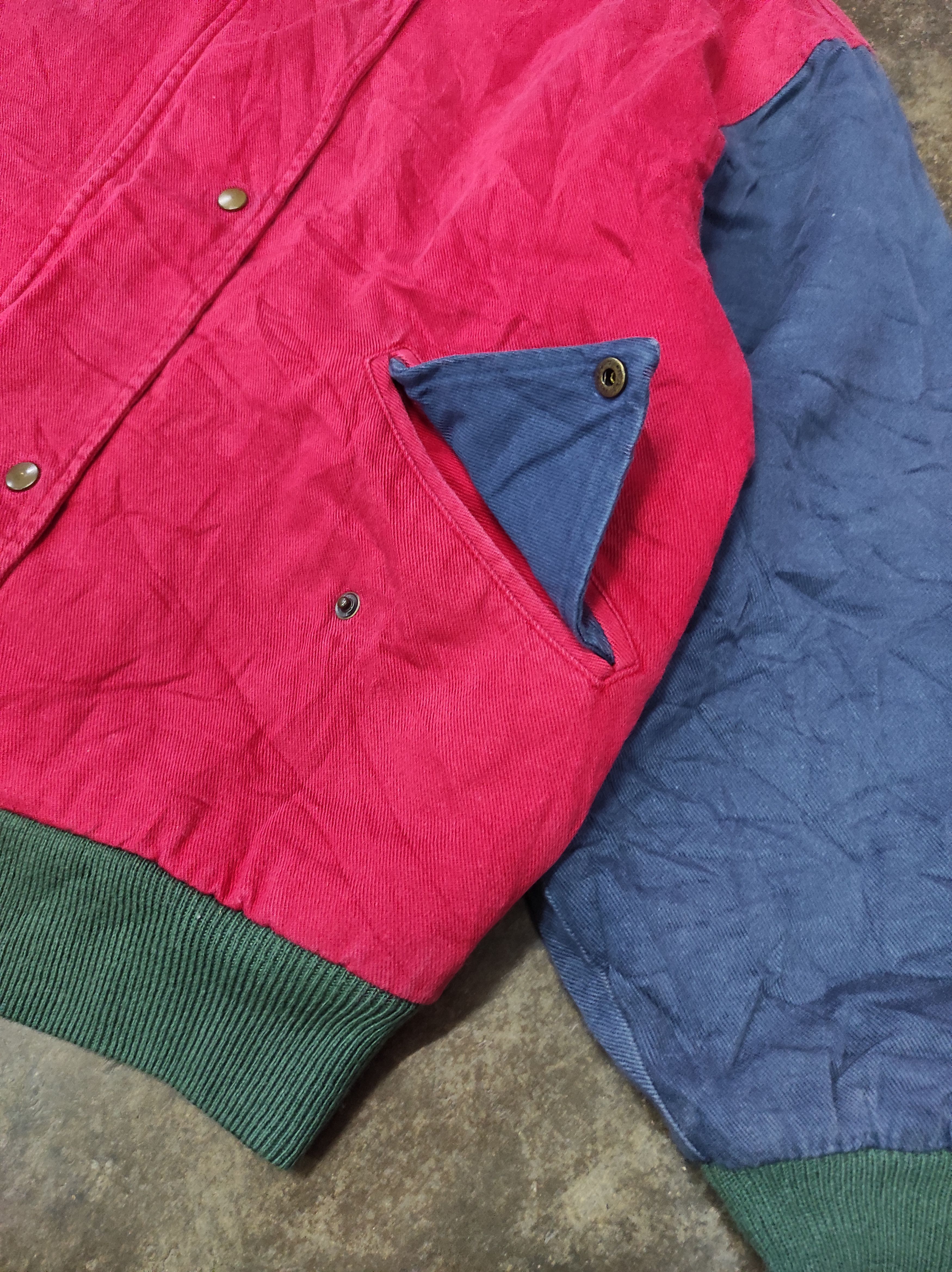 Japanese Brand × Vintage PASSY MULTICOLOUR VARSITY JACKET Size US M / EU 48-50 / 2 - 6 Thumbnail