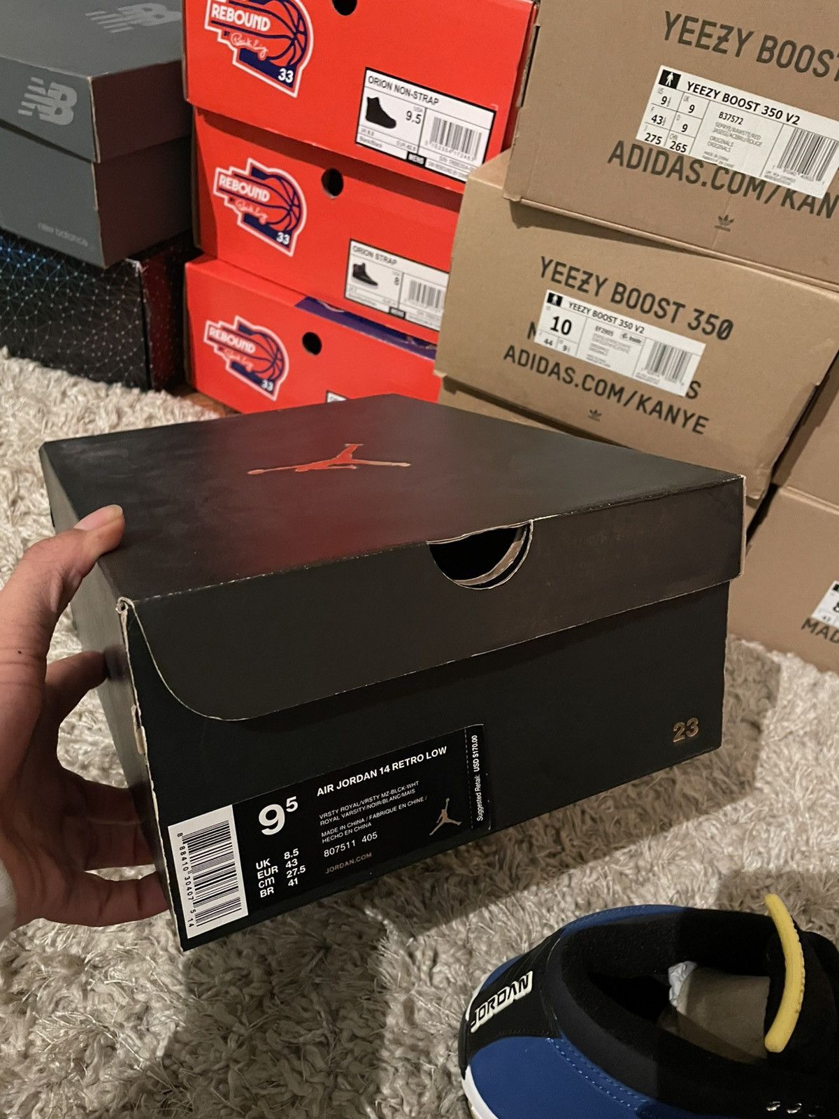 Jordan Brand Jordan 14 Low Laney Size US 9.5 / EU 42-43 - 11 Thumbnail