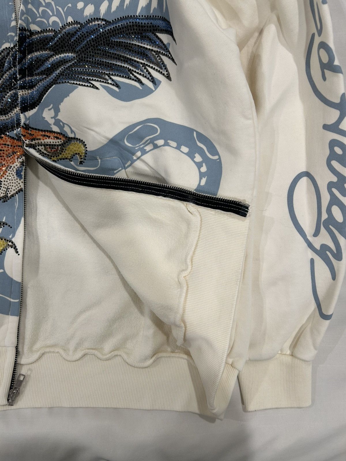 Ed Hardy Ed Hardy MGK Eagle Zip Hoodie Sweatshirt Y2K ComplexCon Size US L / EU 52-54 / 3 - 6 Thumbnail