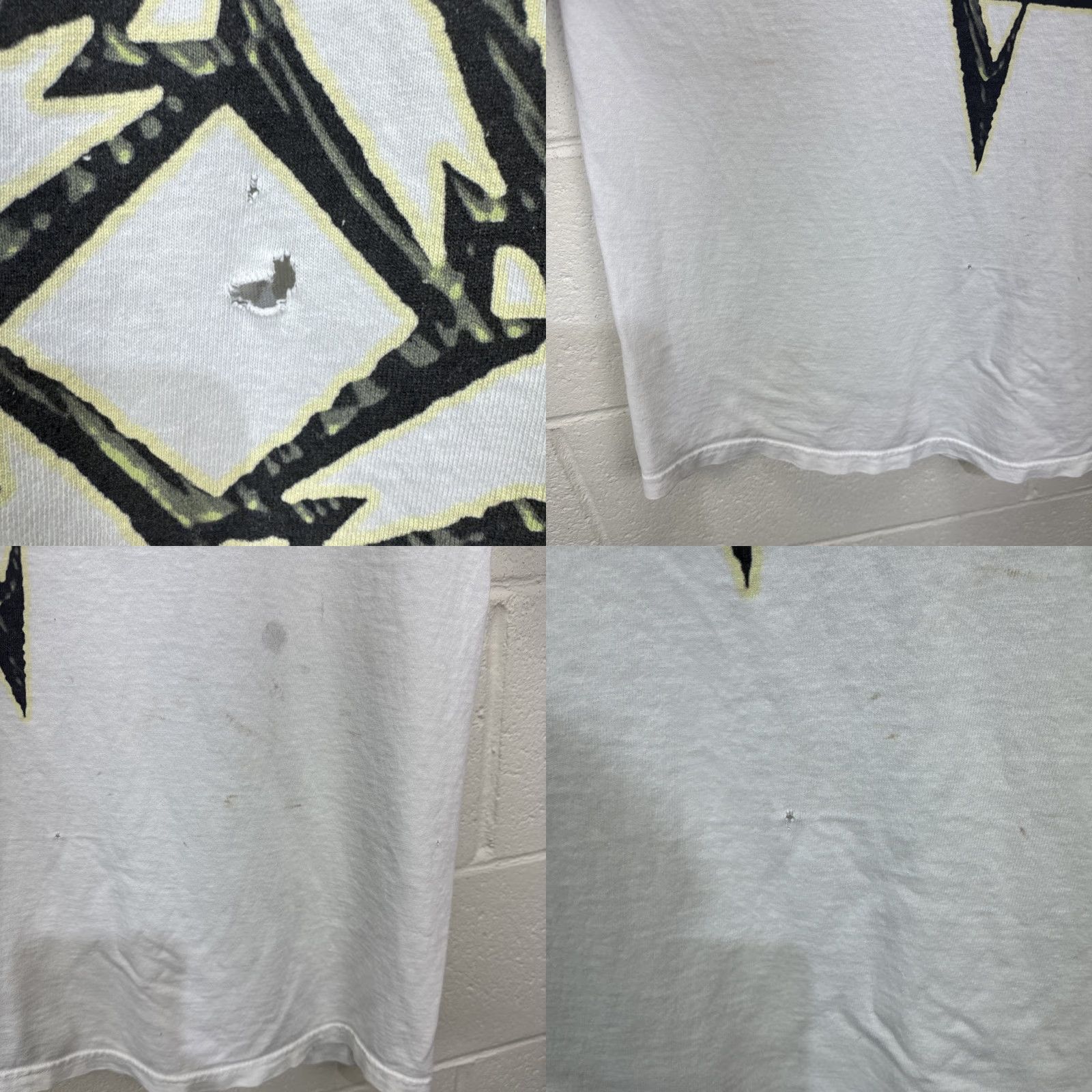 Tultex VINTAGE Metallica T-Shirt 1996 Load Concert Short Sleeve White Large 90s Band Logo Mens Size US L / EU 52-54 / 3 - 8 Thumbnail