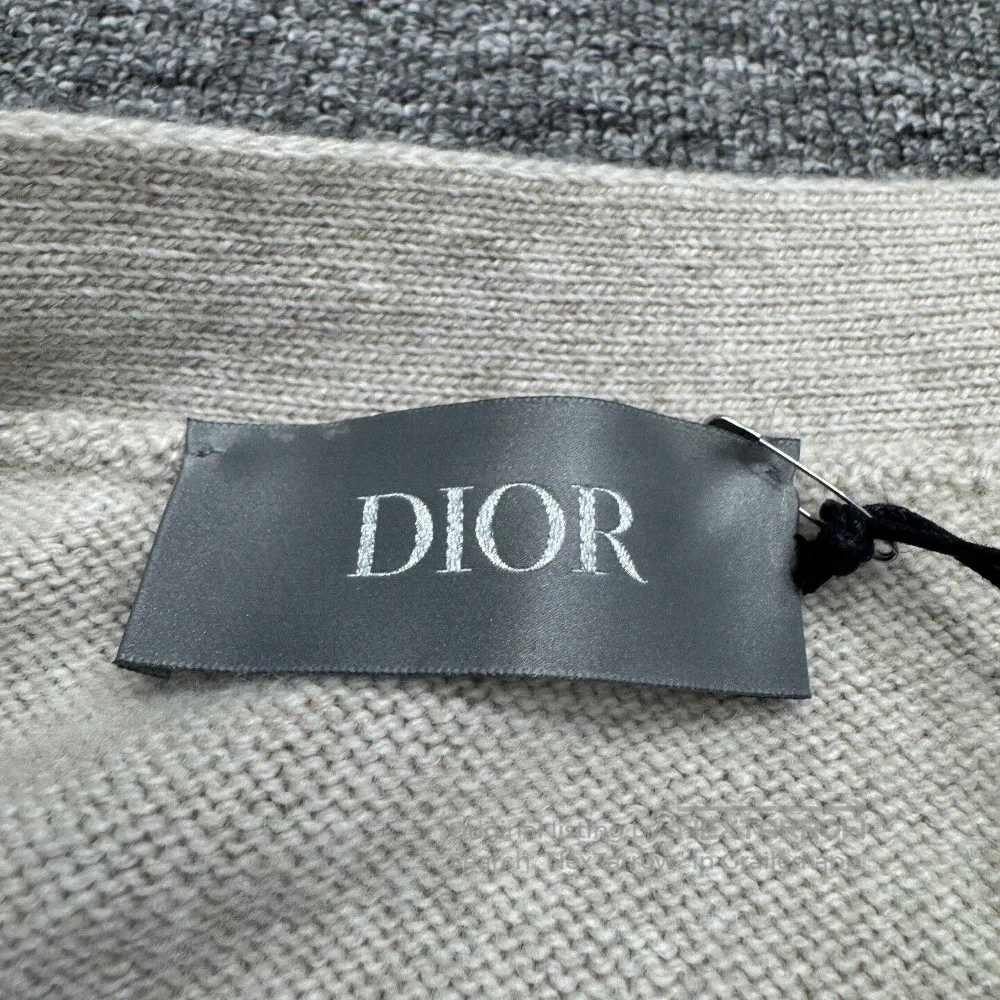 Dior Dior Pleated high-neck embroidered wool cardigan| Size XXL / US 16-18 / IT 52-54 - 3 Thumbnail