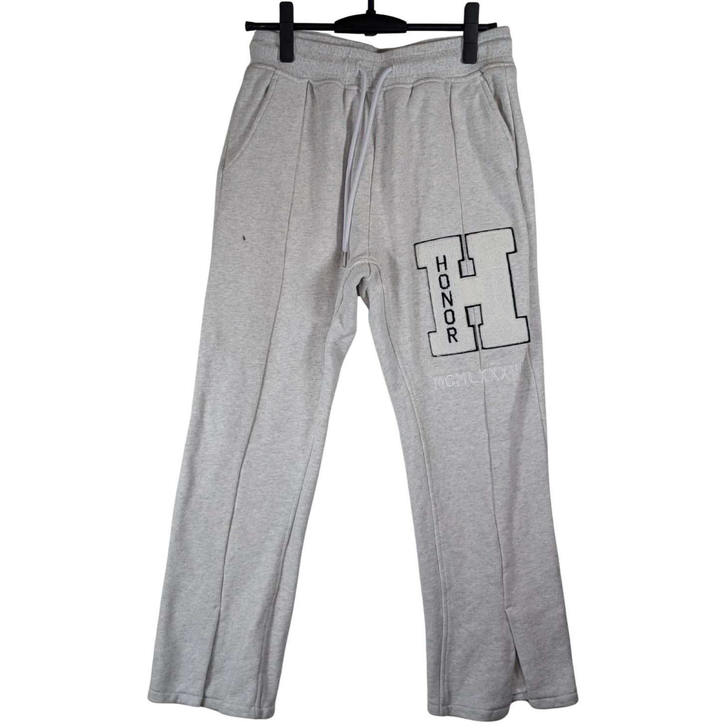 Unknown London Honor The Gift Campus Grey Sweatpants Graphic Logo Men’s S Size US 34 / EU 50 - 1 Thumbnail