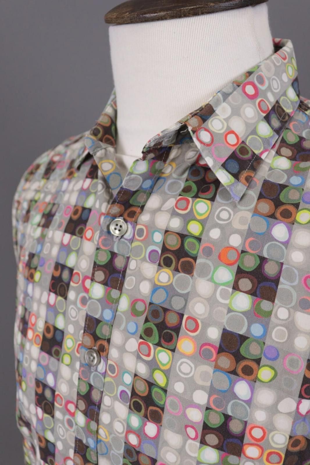 Desigual Desigual Regular Fit Multicolor Printet Shirt Sz L Size US L / EU 52-54 / 3 - 12 Thumbnail