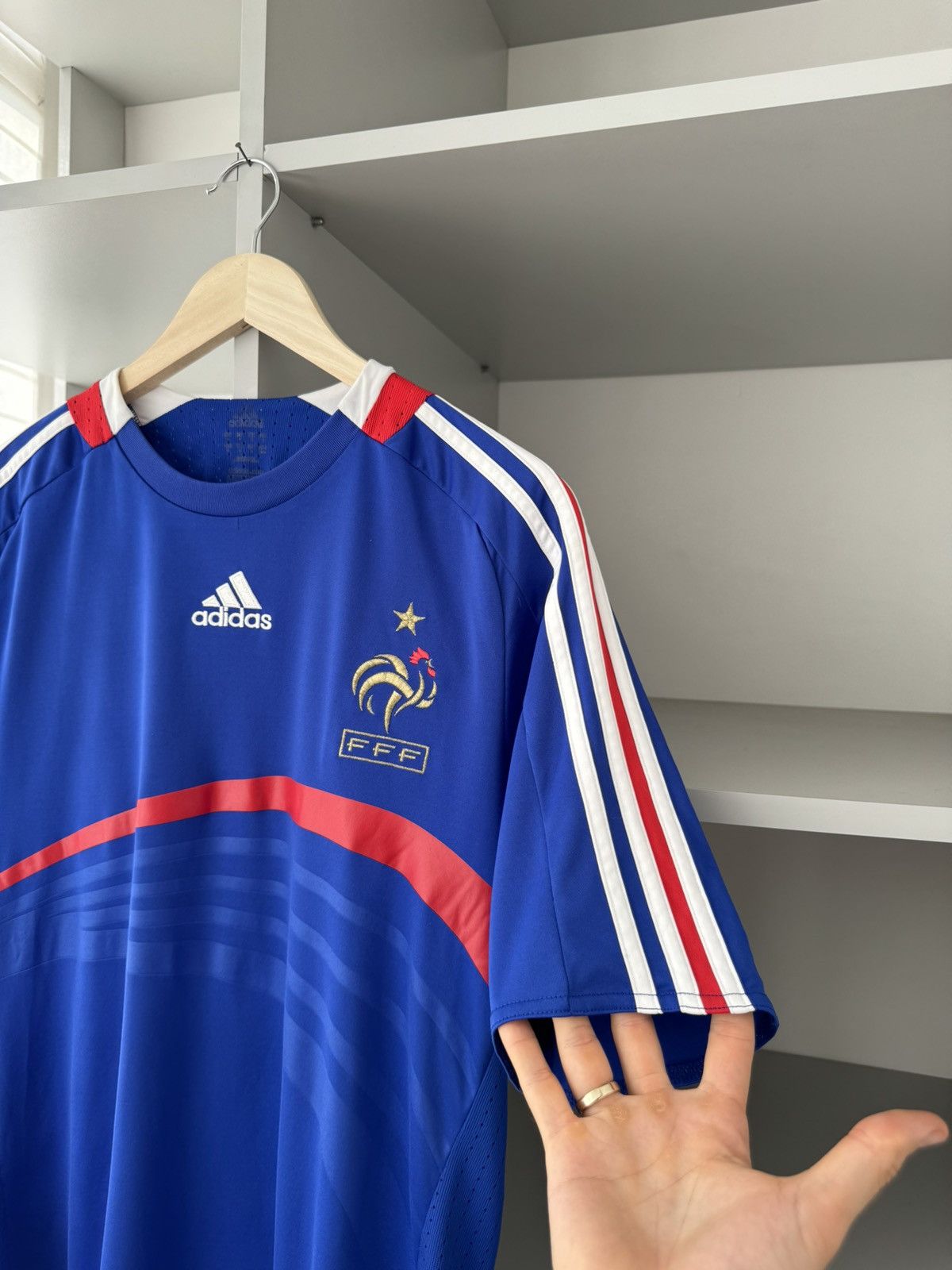 Adidas × Vintage Adidas France Vintage 2007 Home Jersey Size US M / EU 48-50 / 2 - 7 Thumbnail