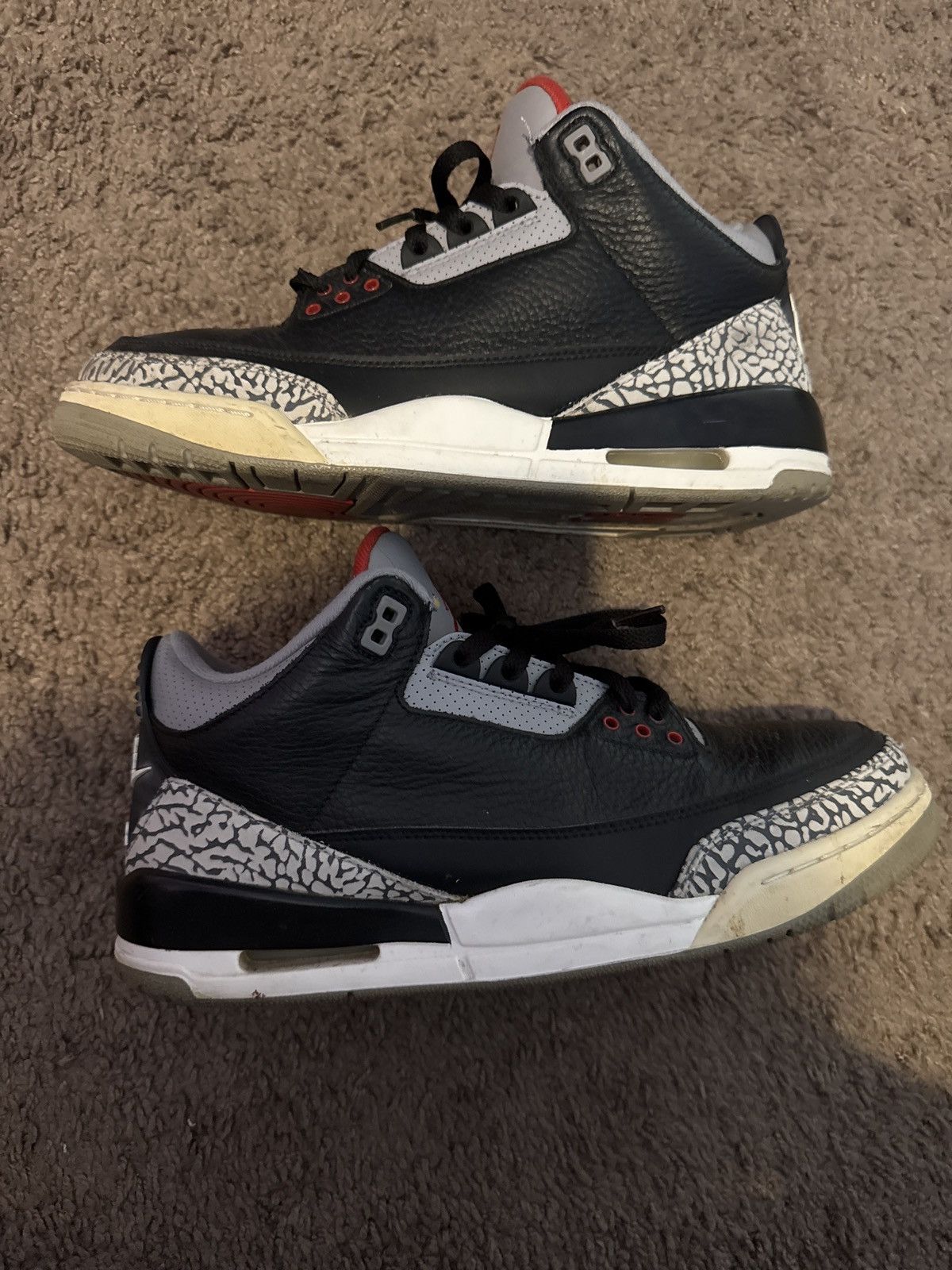 Jordan Brand Jordan black cement 3 2018 nike air Size US 10.5 / EU 43-44 - 2 Thumbnail
