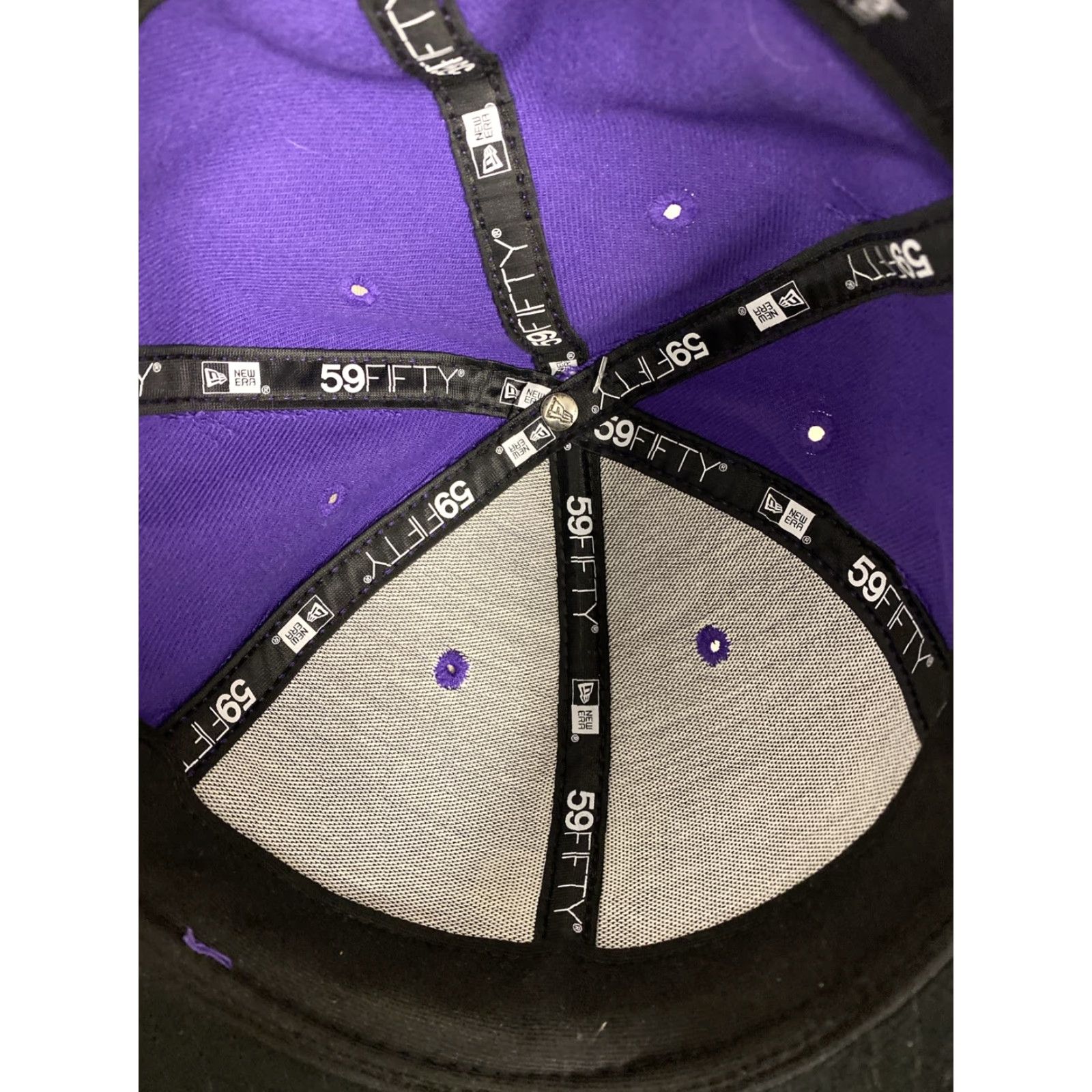 New Era Colorado Rockies New Era 59Fifty Baseball Hat Cap On-Field 7 1/2 Purple /456 Size ONE SIZE - 4 Thumbnail