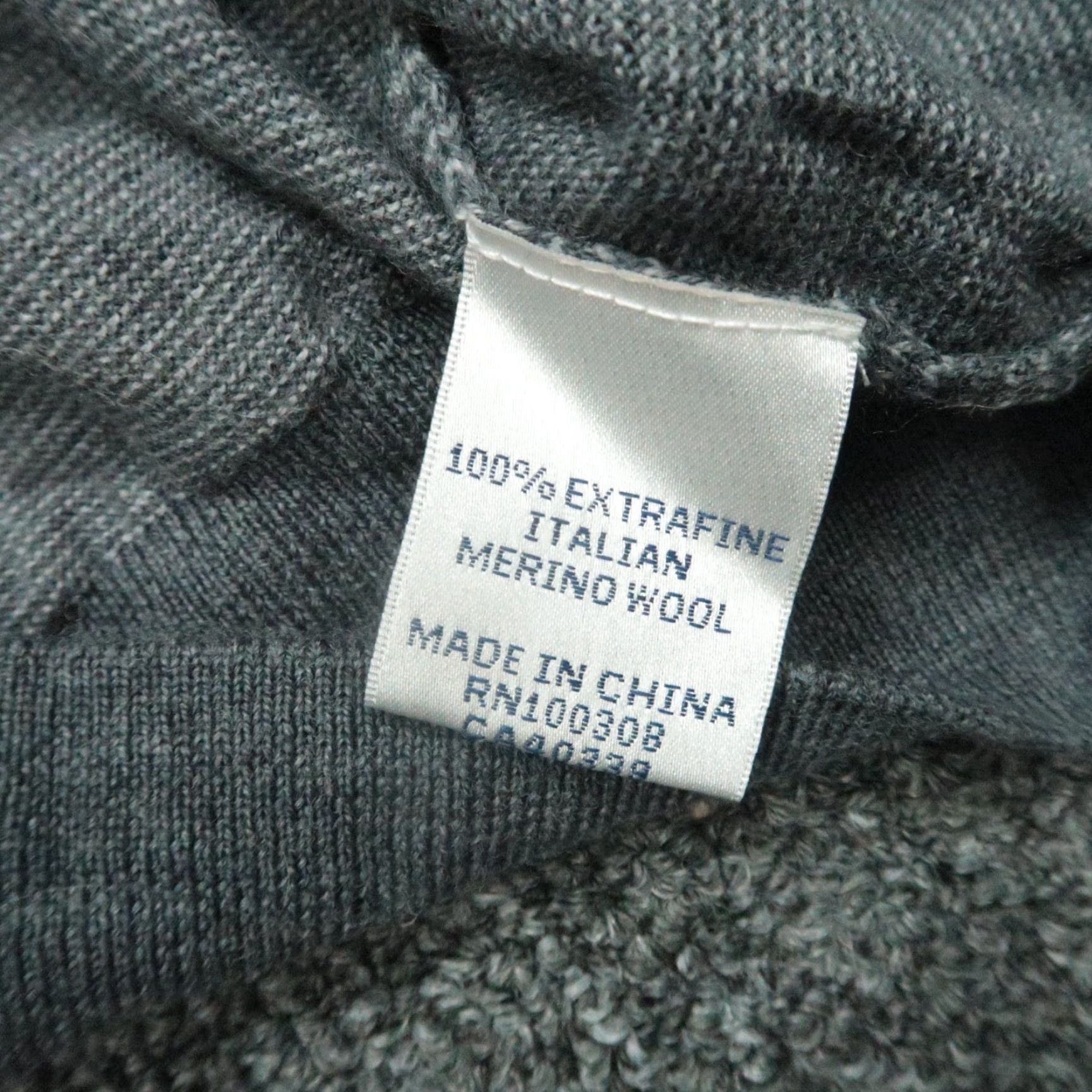 Peter Millar Peter Millar Sweater Men 2XL Gray Wool Pullover 1/4 Zip Mock Neck Striped Knit Jumper Size US XXL / EU 58 / 5 - 4 Thumbnail