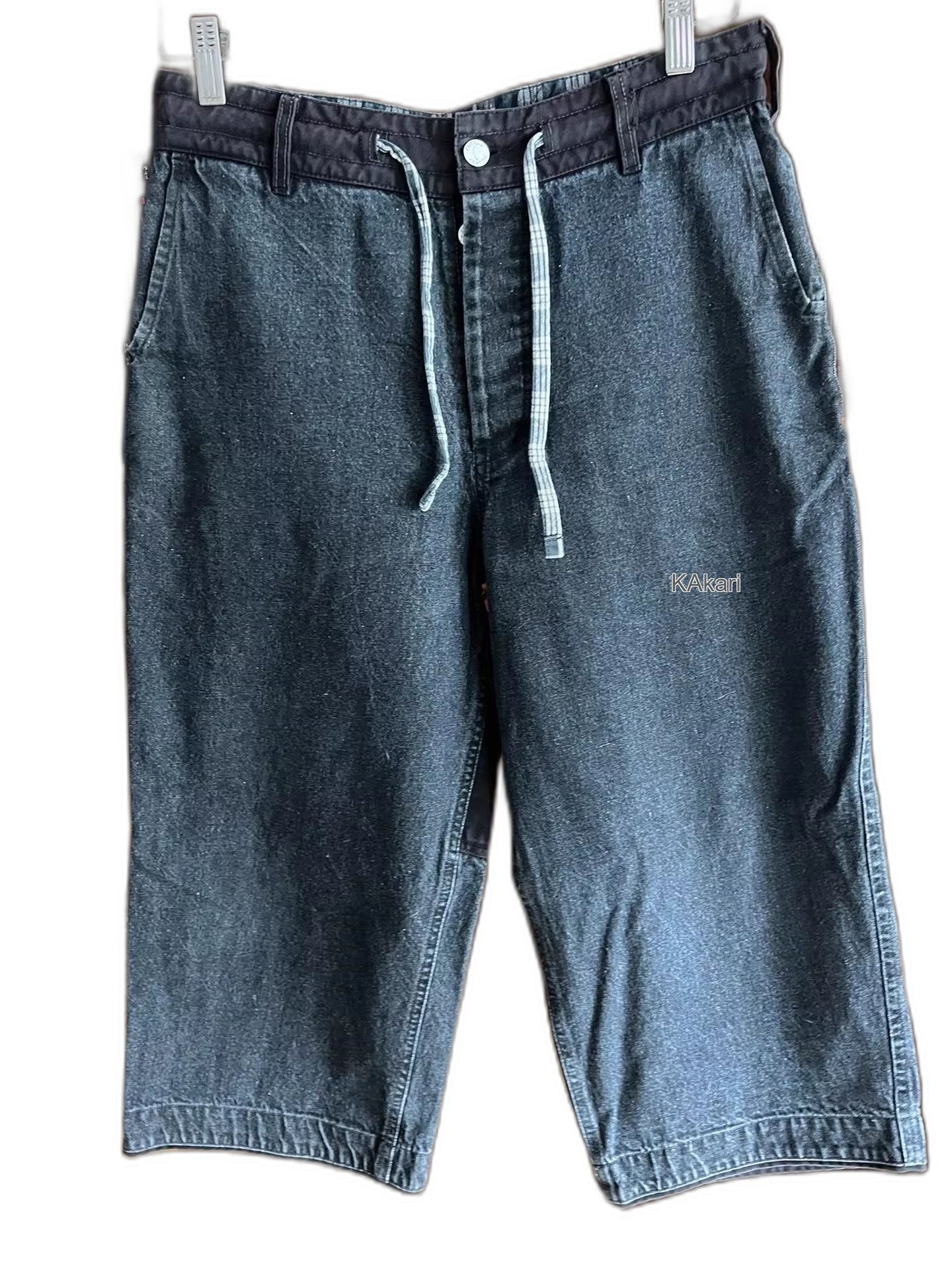 Porter Classic Porter Classic Kendo Denim Wide Pants Size US 39 - 1 Thumbnail
