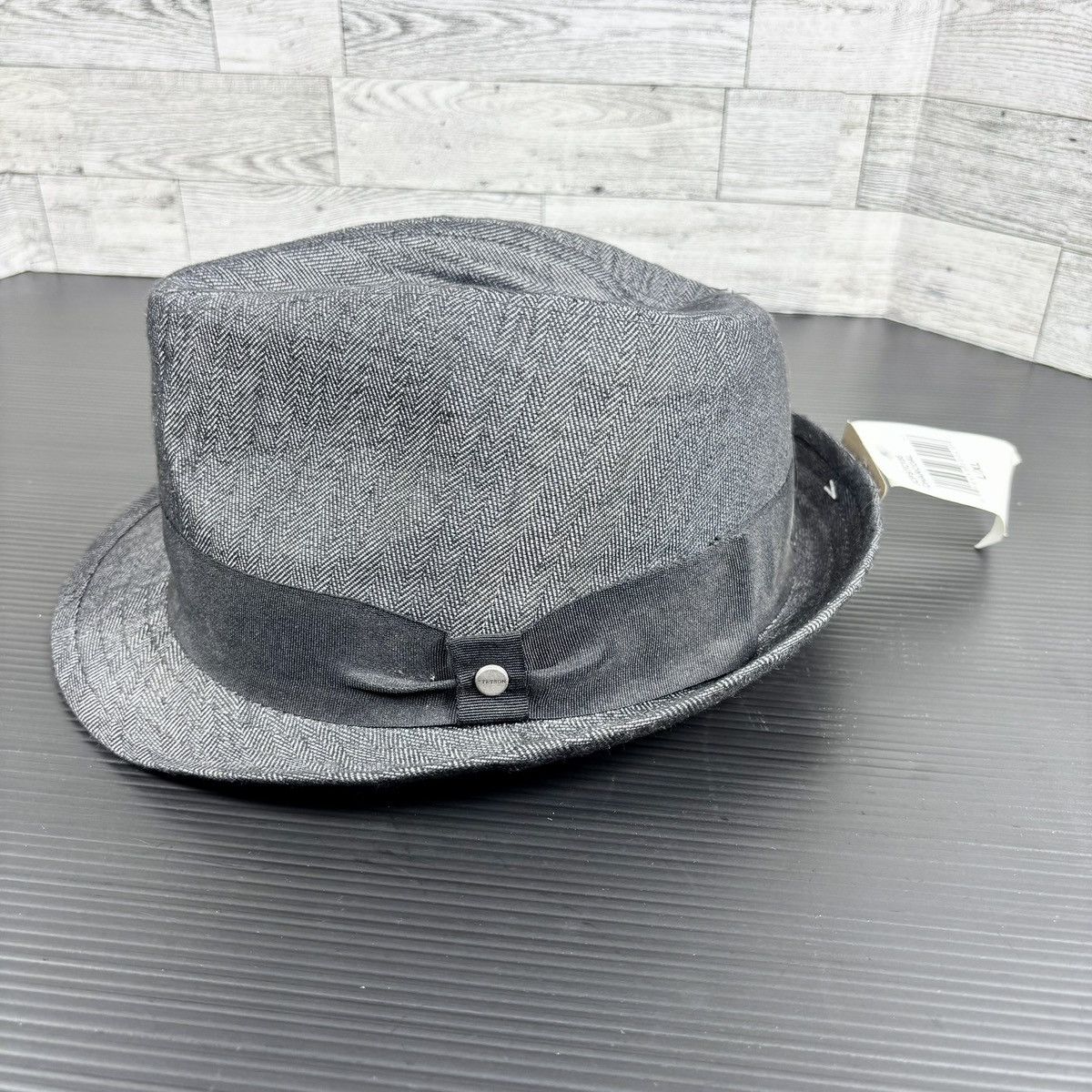 Stetson Stetson All American Fedora Hat Men's L-XL Herringbone NWT Size ONE SIZE - 15 Thumbnail