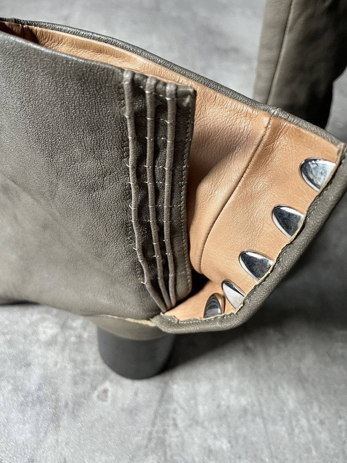 Maison Margiela Maison Margiela Tabi heel leather boots Size US 11 / IT 41 - 12 Thumbnail