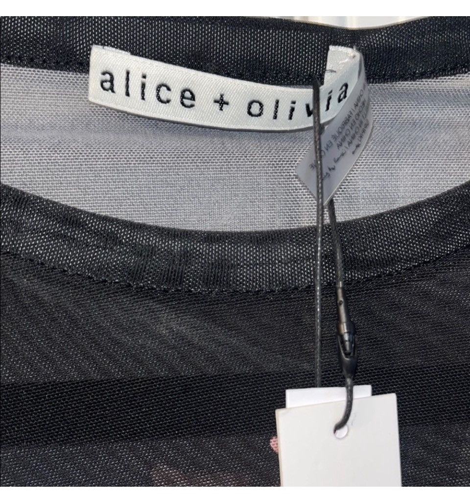 Alice + Olivia Alice & Olivia Mesh Shirt Size XS / US 0-2 / IT 36-38 - 2 Thumbnail