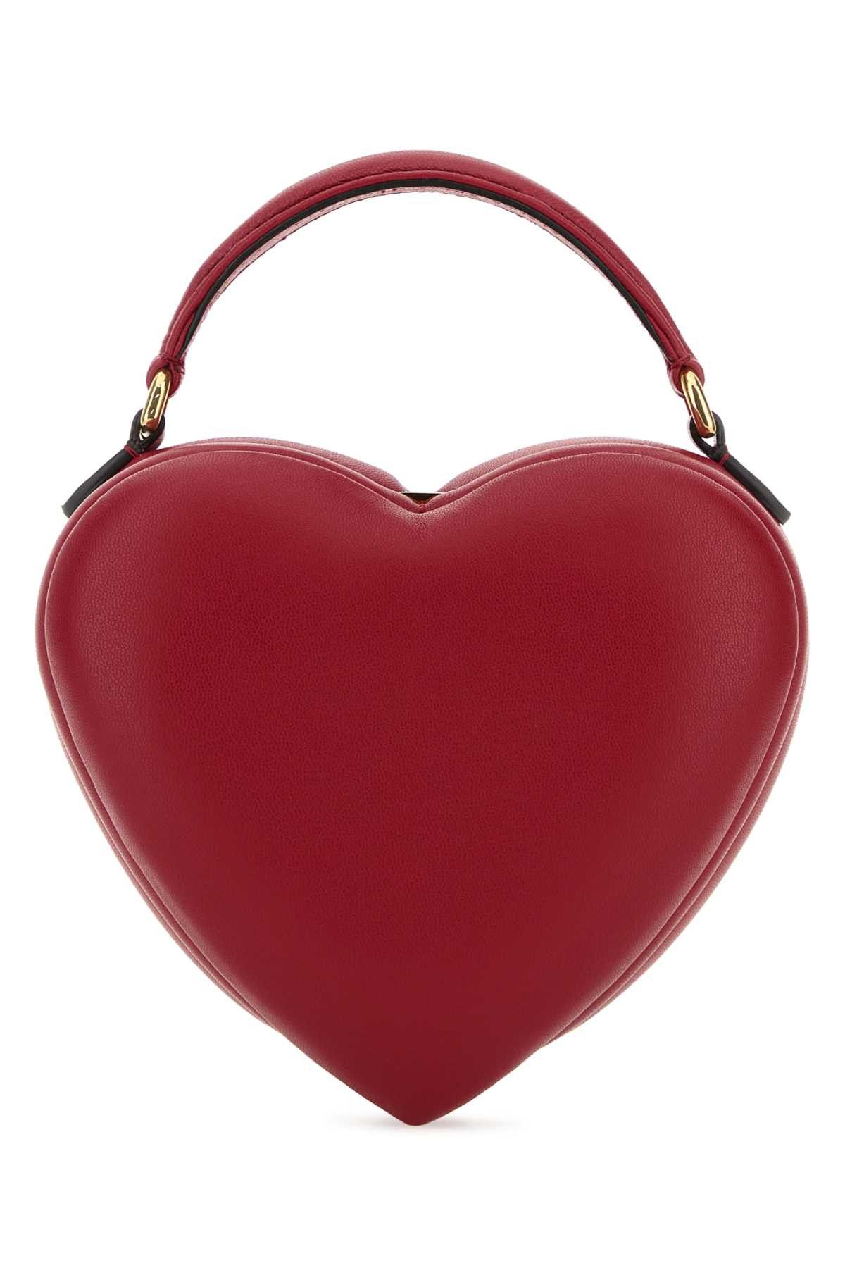 Moschino Red Nappa Leather Love Me Bag Handbag Size ONE SIZE - 1 Thumbnail