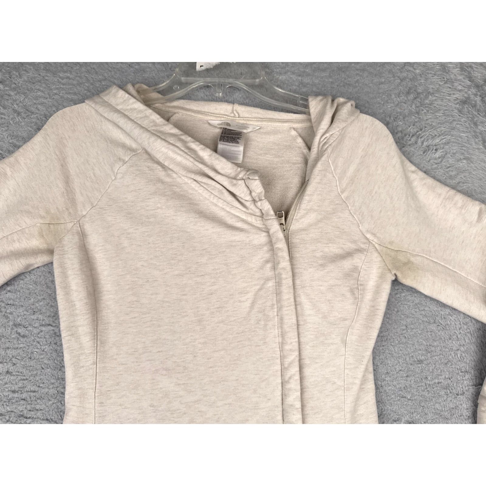 The North Face The North Face Hoodie Womens S Beige Full Zip Cardigan Thumbhole Jacket Top Size S / US 4 / IT 40 - 6 Thumbnail