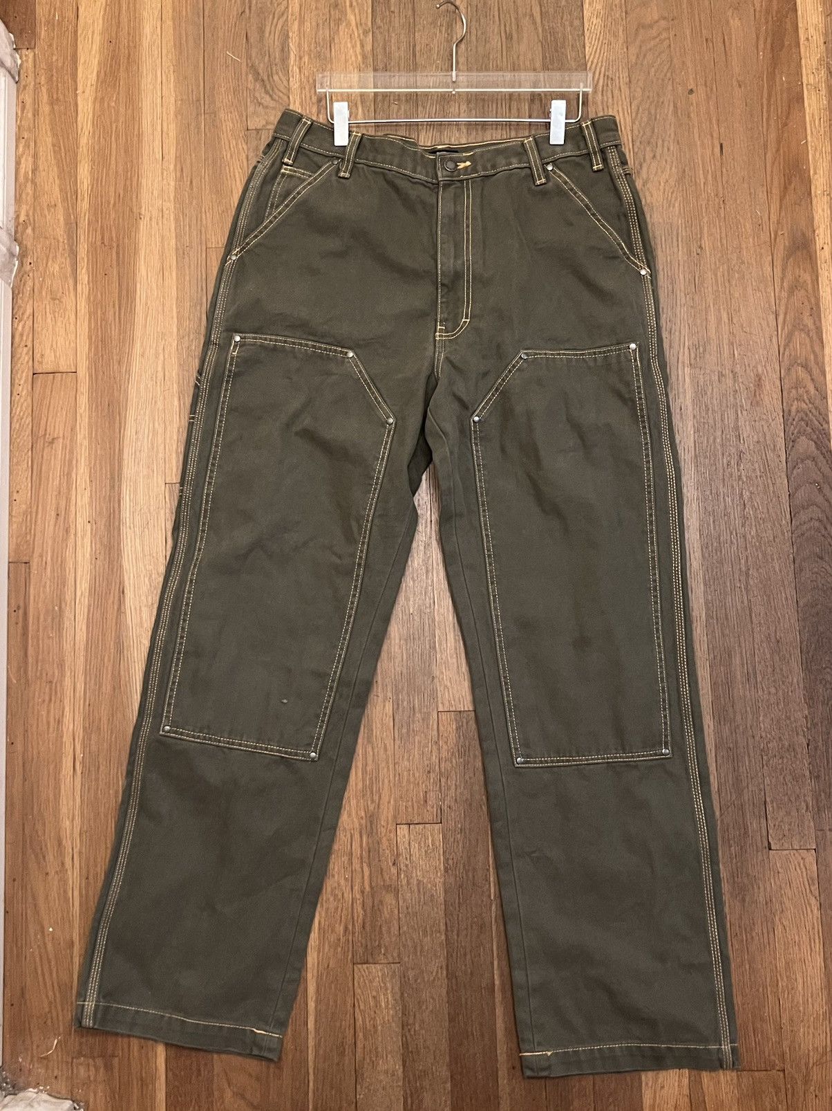 Dickies Dickies Skate Double front Olive Cargo Pants Size US 34 / EU 50 - 1 Thumbnail