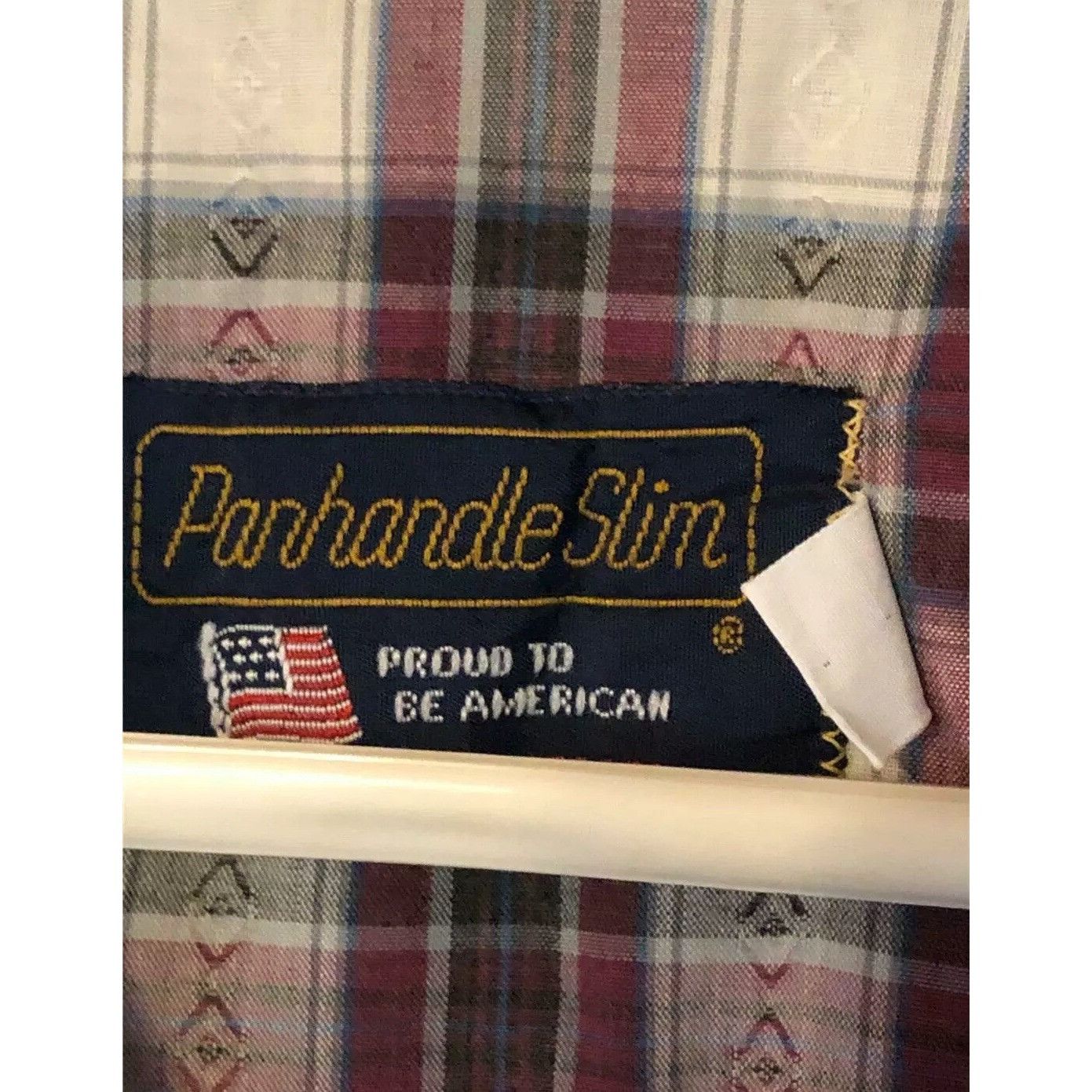Panhandle Slim Panhandle Slim 17 1/2 Western Pearl Button Shirt Proud To Be Size US L / EU 52-54 / 3 - 2 Thumbnail
