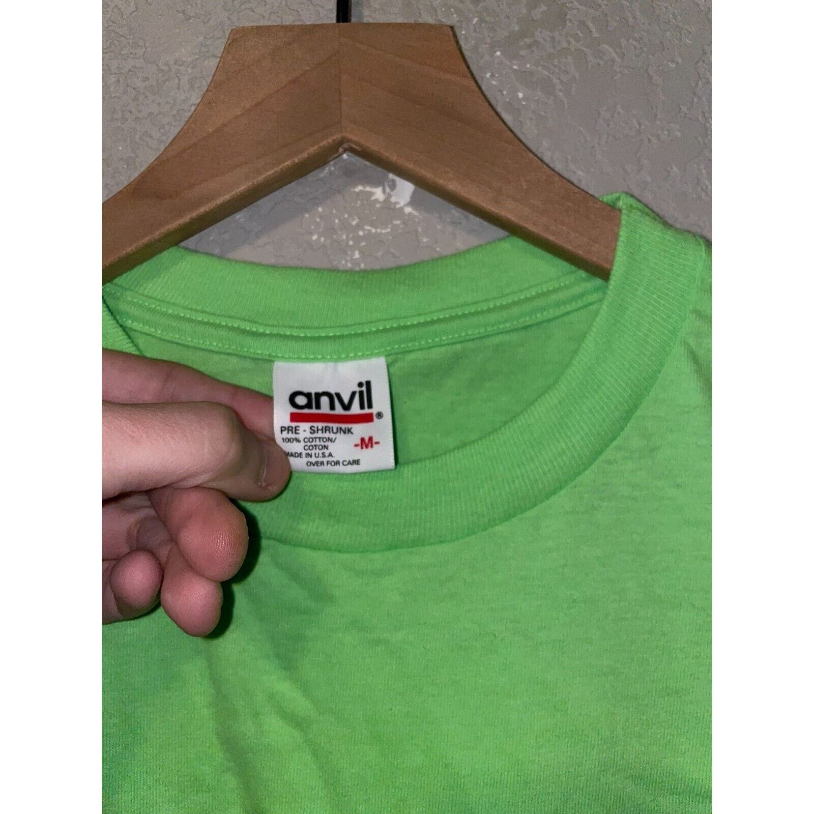Anvil Vintage Reno Shirt Mountain Green Tee 90s VTG Anvil Medium Size US M / EU 48-50 / 2 - 6 Thumbnail