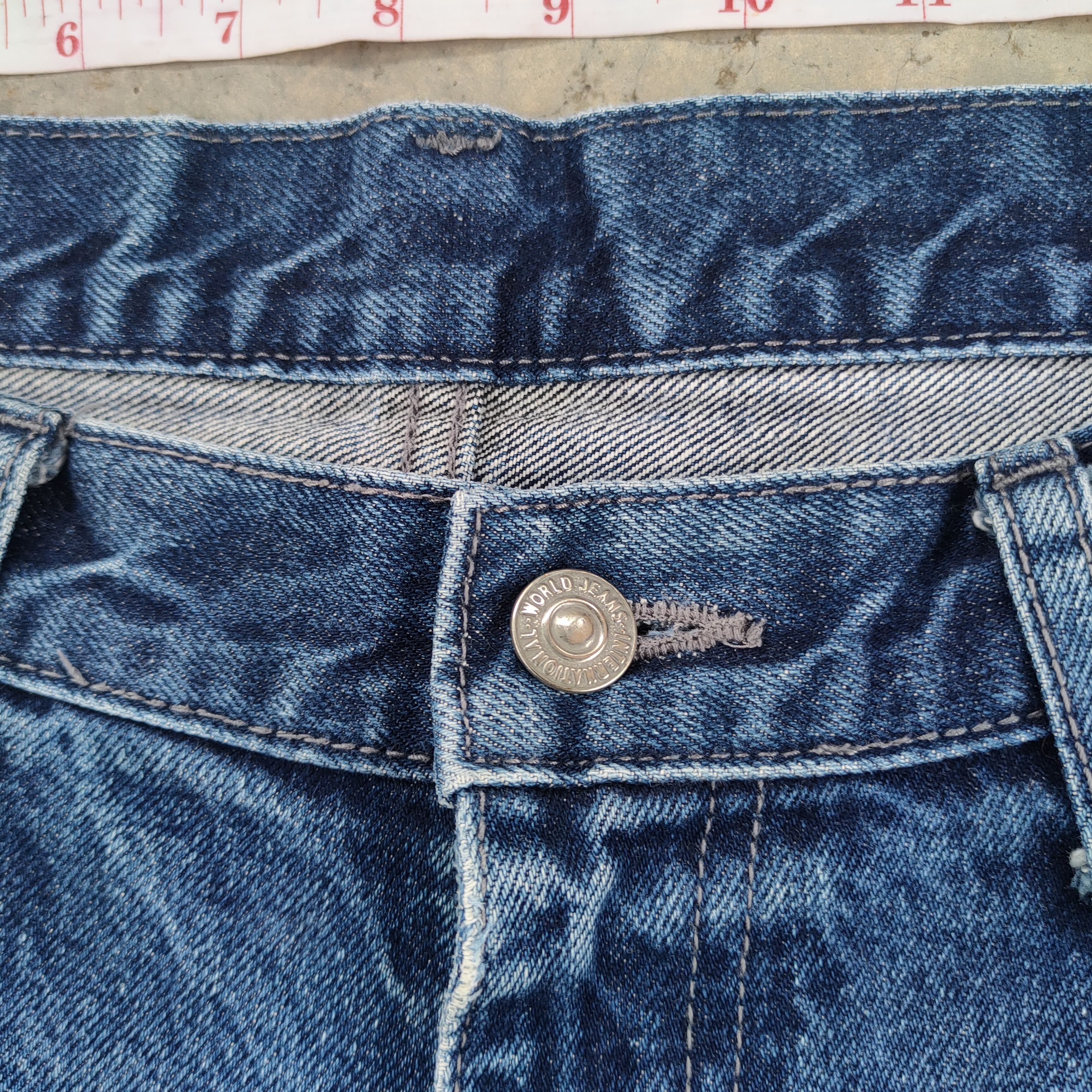 Japanese Brand W34 VINTAGE JAPANESE FADED DISTRESSED JEANS PANTS Size US 34 / EU 50 - 5 Thumbnail