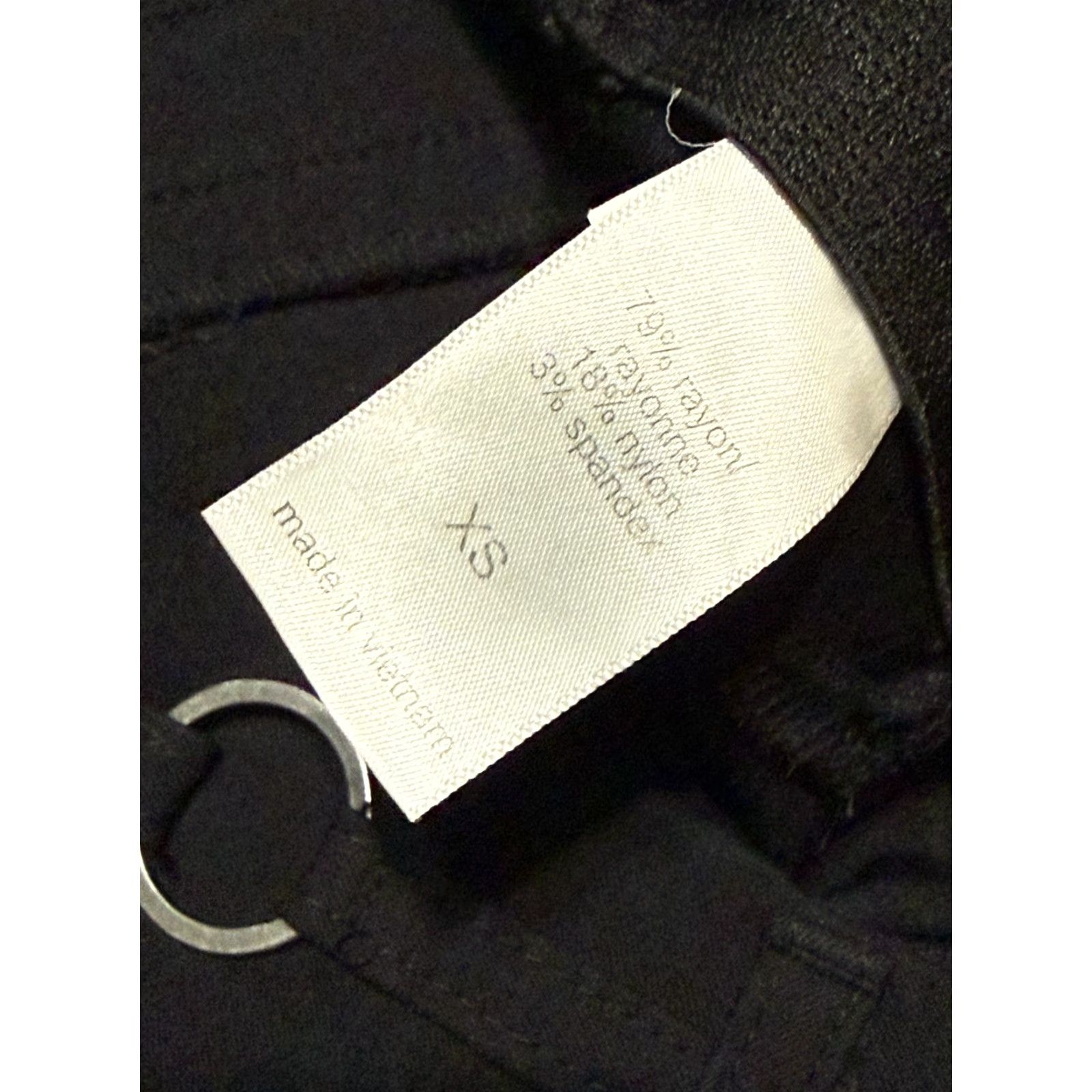 Vintage Maurices Pants Women's XS Black Pull On Straight Leg Mid Rise Size 26" / US 2 / IT 38 - 5 Thumbnail