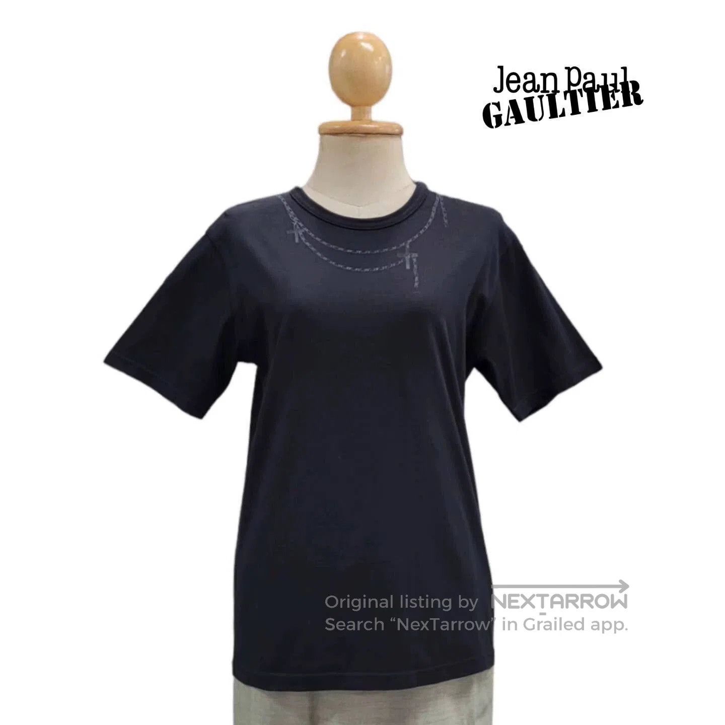 Jean Paul Gaultier Jean Paul Gaultier Cross chain printed T-shirt. Size US M / EU 48-50 / 2 - 6 Thumbnail
